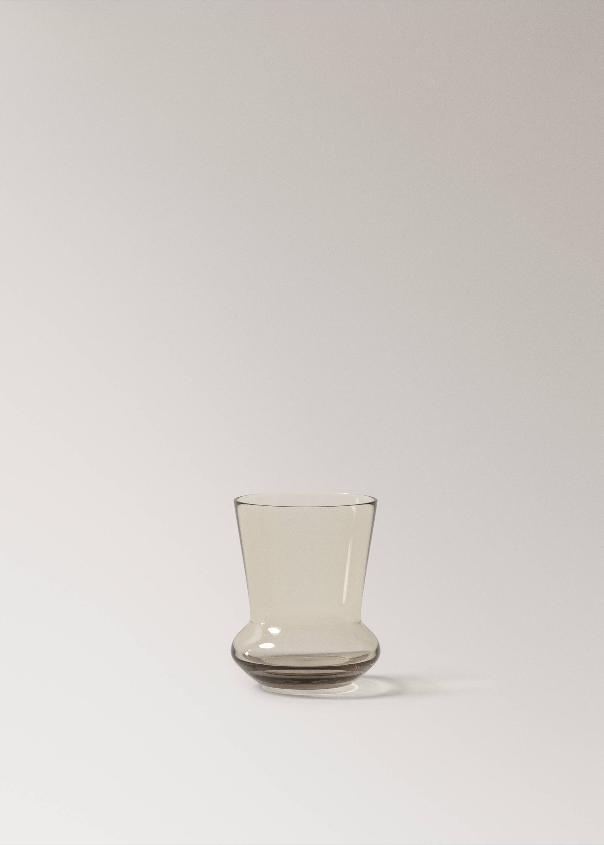 Copo de vidro - Artigo sem modelo, Cinzento-visom. Ref: 27023313-00.