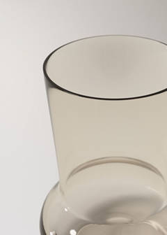 Glass vase — Mink Grey 2