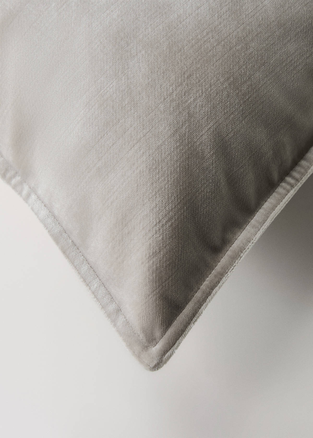Velvet cushion cover 30x50 cm — Sand