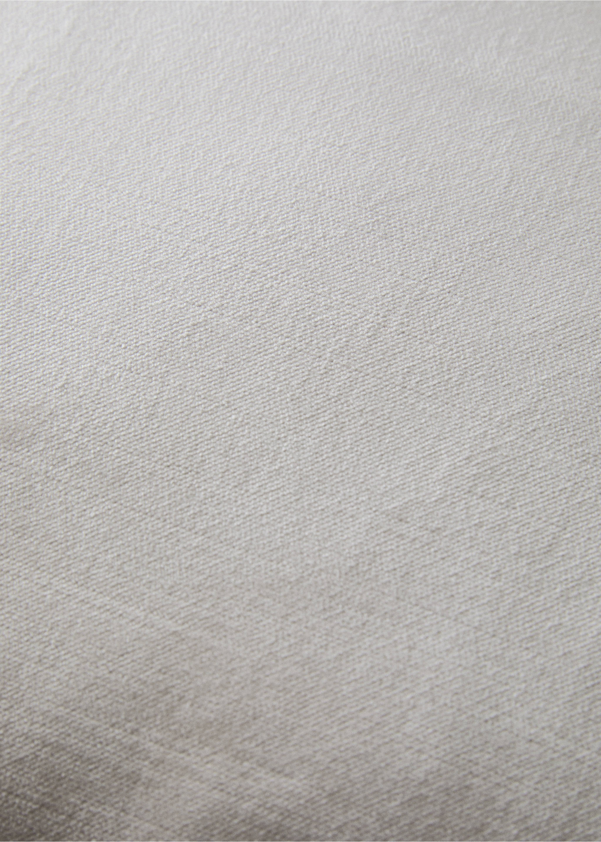 Velvet cushion cover 30x50 cm - Details of the article 3, Sand. Ref: 27023314-00.