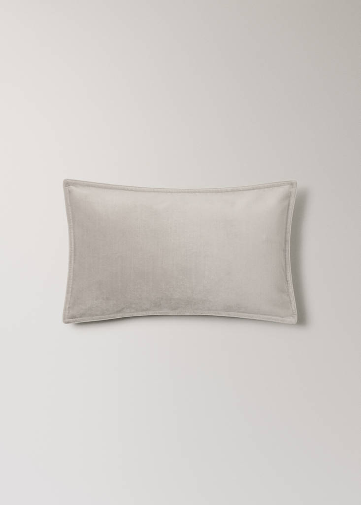 Velvet cushion cover 30x50 cm — Sand