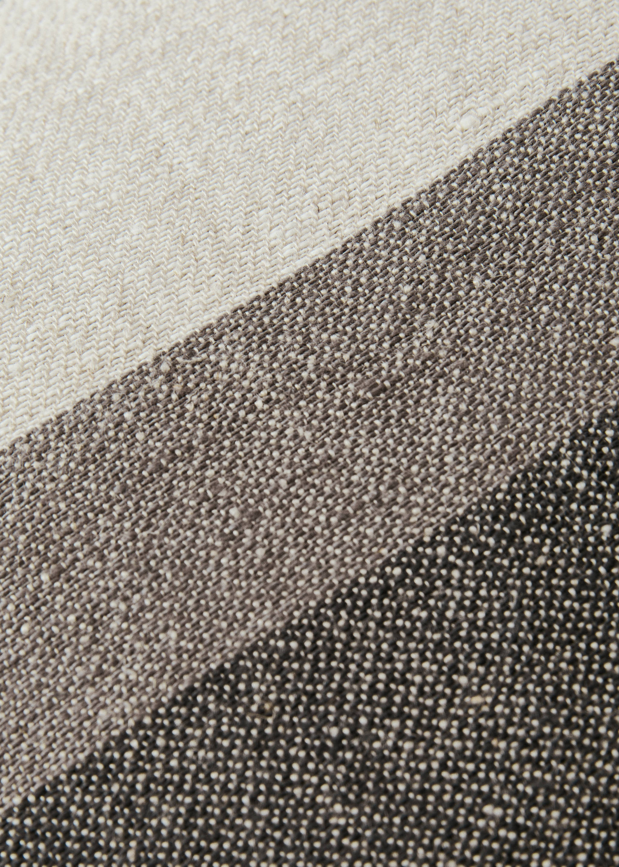 Striped linen cushion cover 40x60cm - Details of the article 3