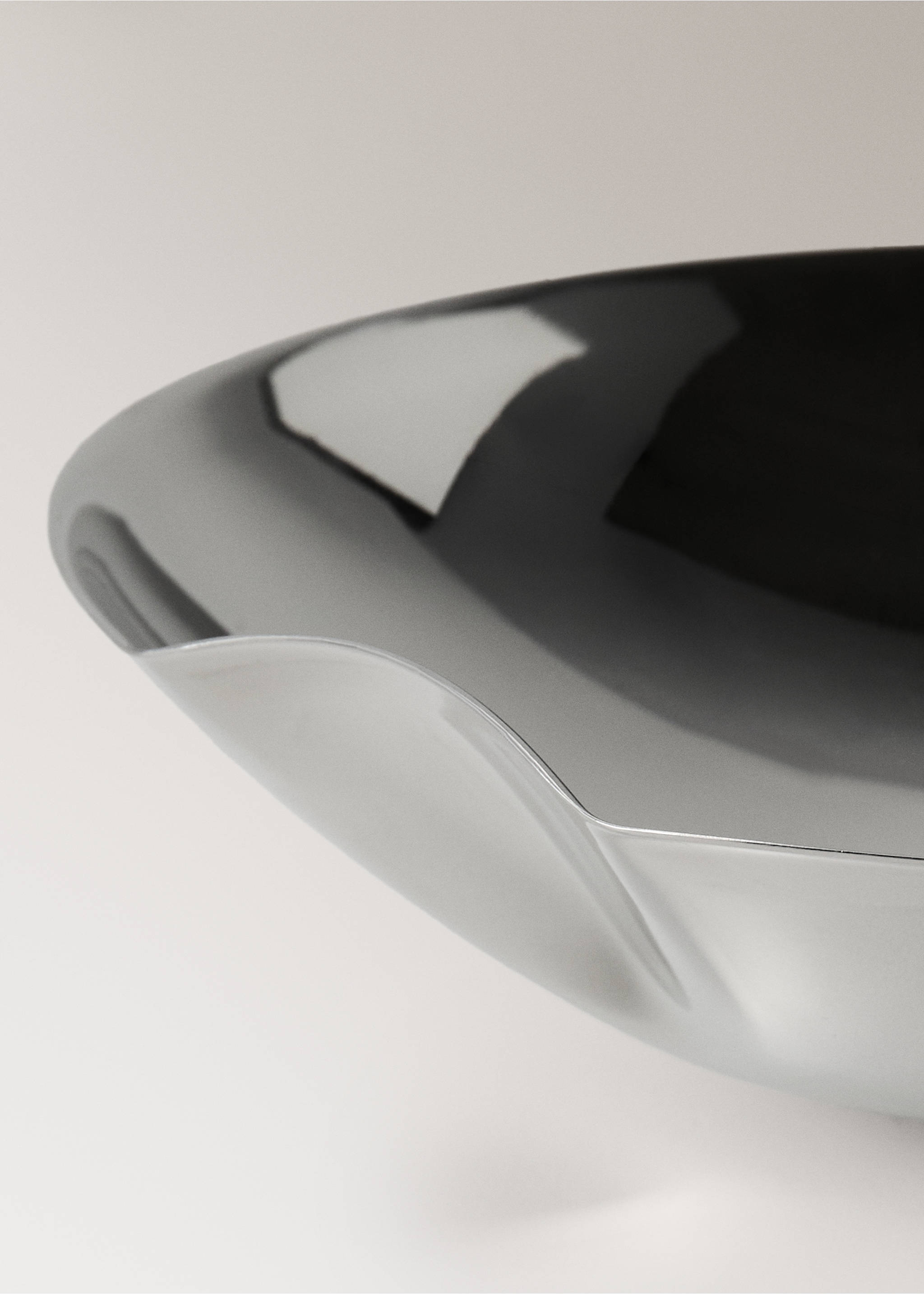 Kis dekoratív acéltálca - A termék adatai 2, Ezüst. Ref: 27023317-00.