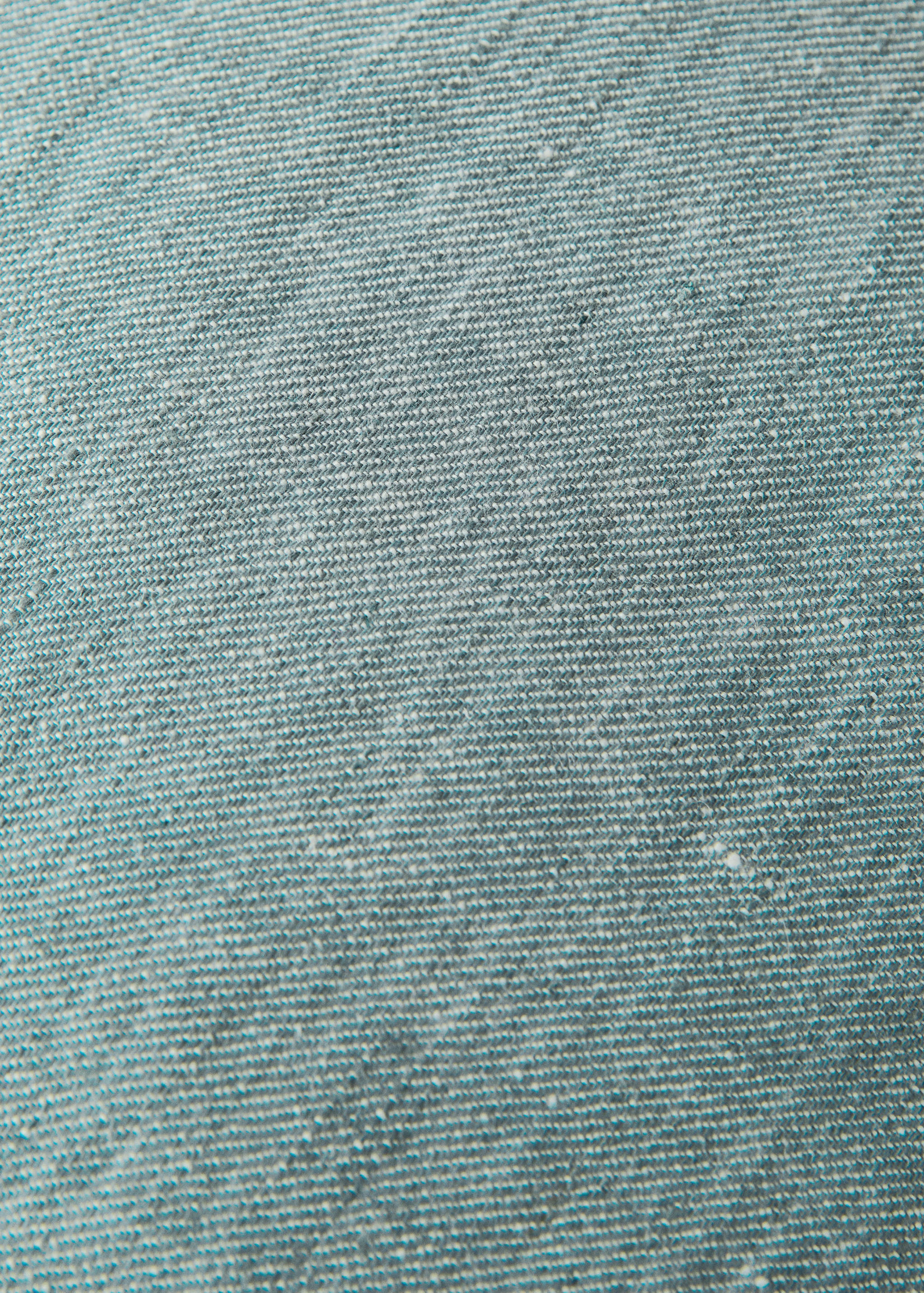 Housse de coussin en lin avec détail overlock 40x60 cm - Détail de l'article 3