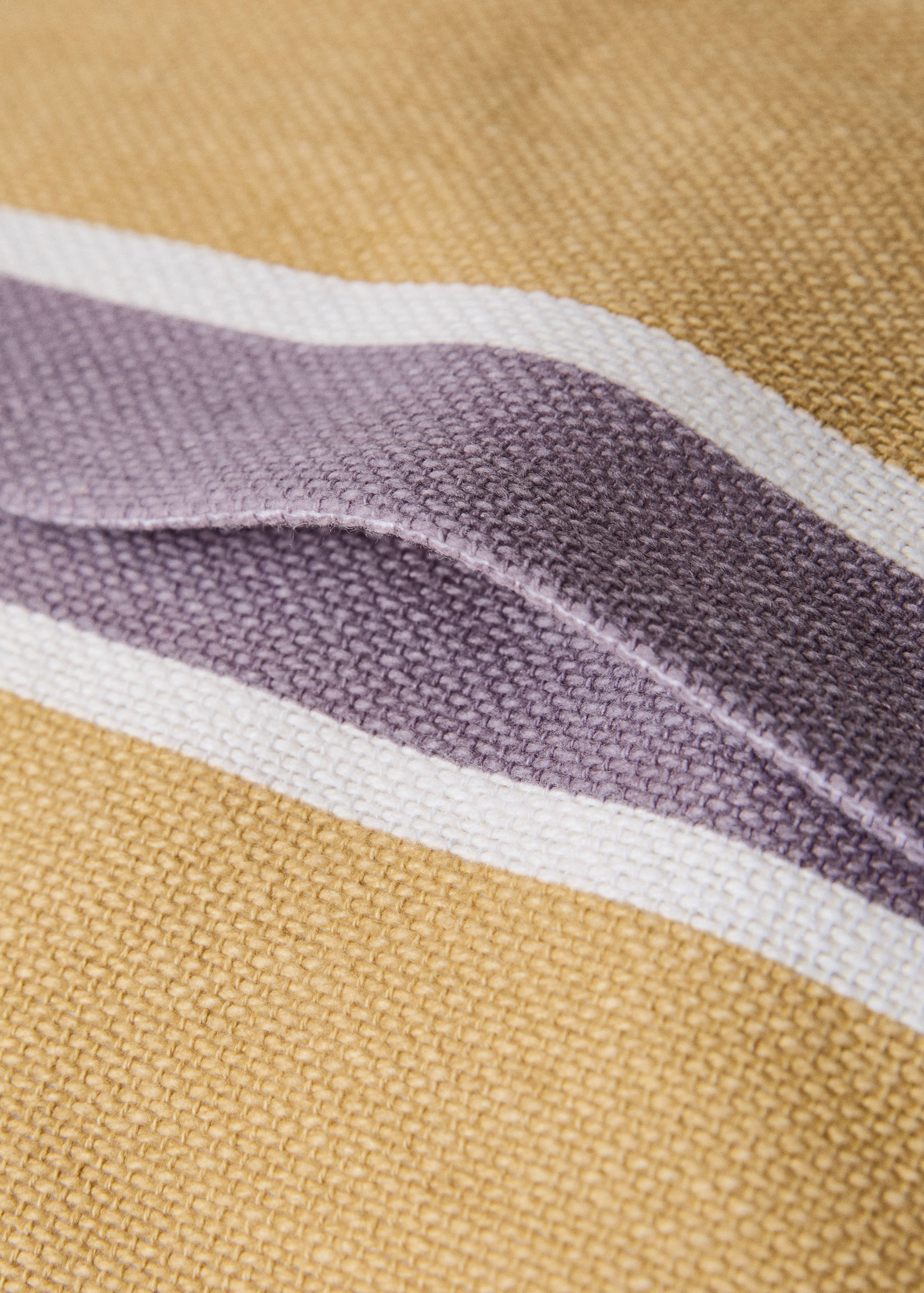 Baumwoll-Kissenhülle mit Streifenmuster 30 x 50 cm - Detail des Artikels 2