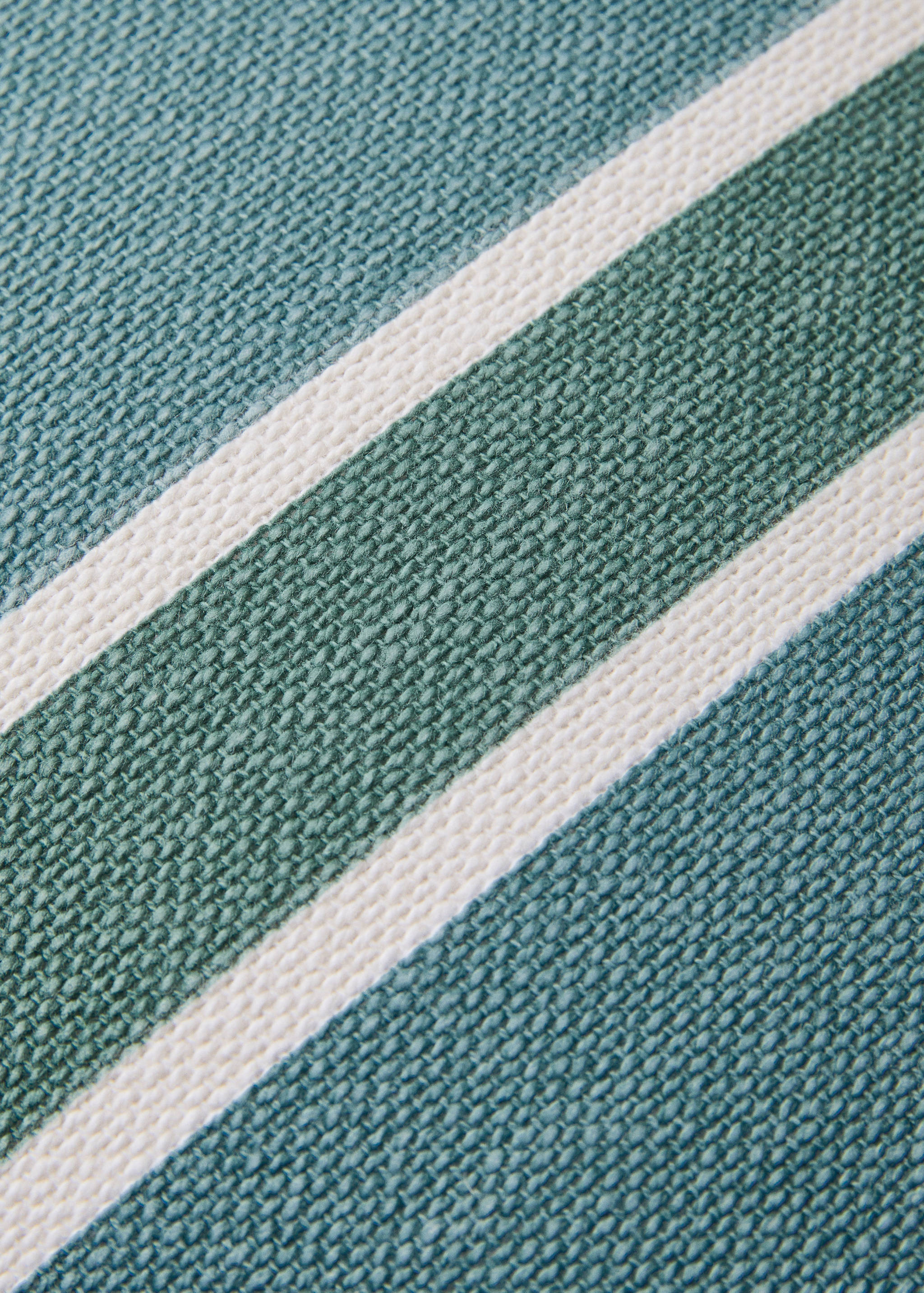 Baumwoll-Kissenhülle mit Streifenmuster 30 x 50 cm - Detail des Artikels 3