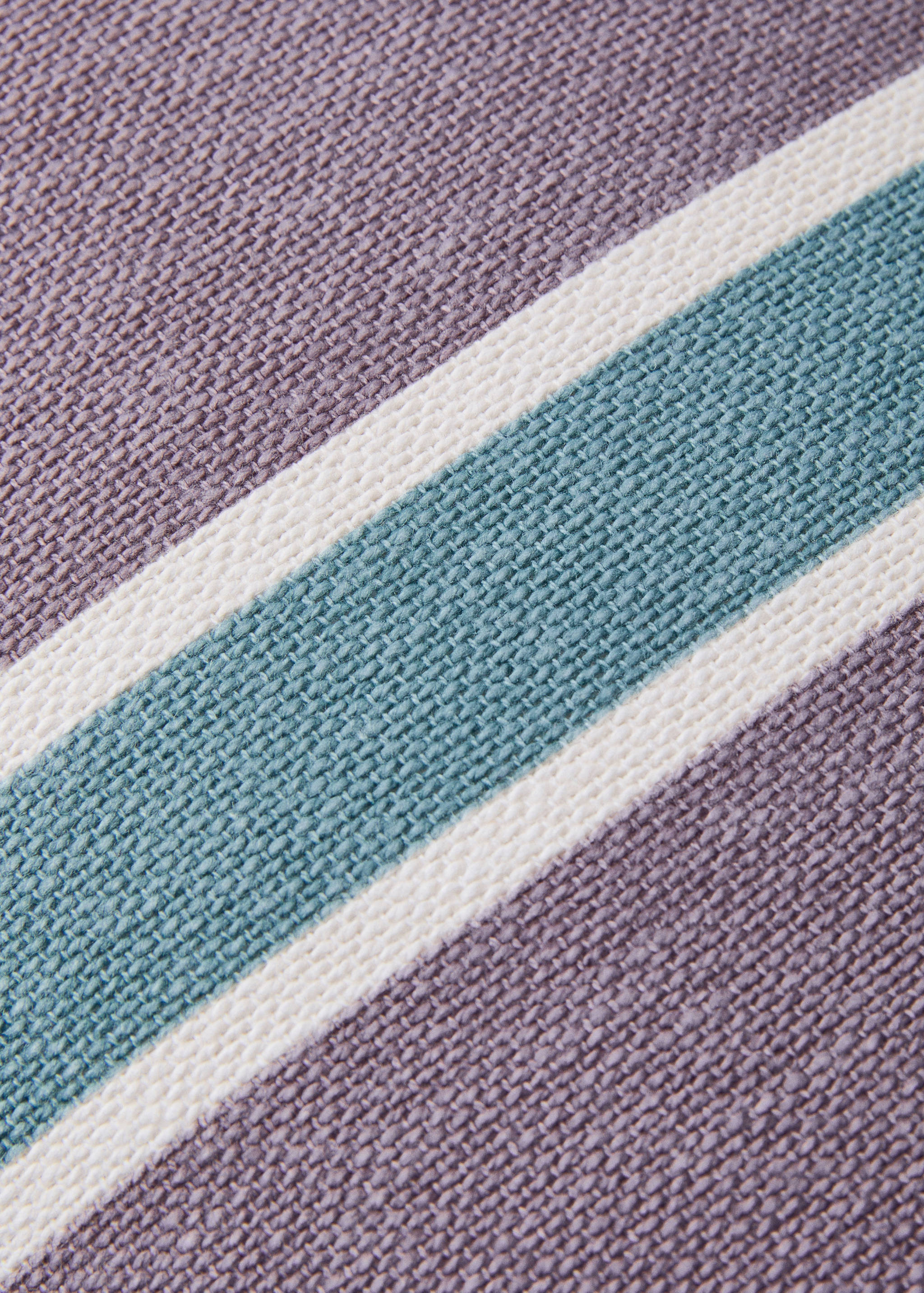 Baumwoll-Kissenhülle mit Streifenmuster 30 x 50 cm - Detail des Artikels 3