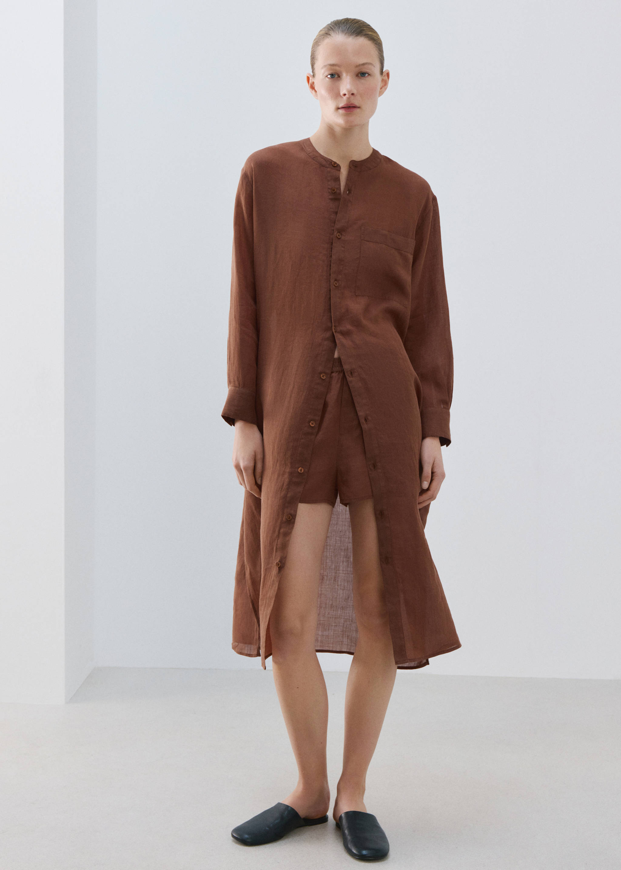 Ramie nightdress - General plane