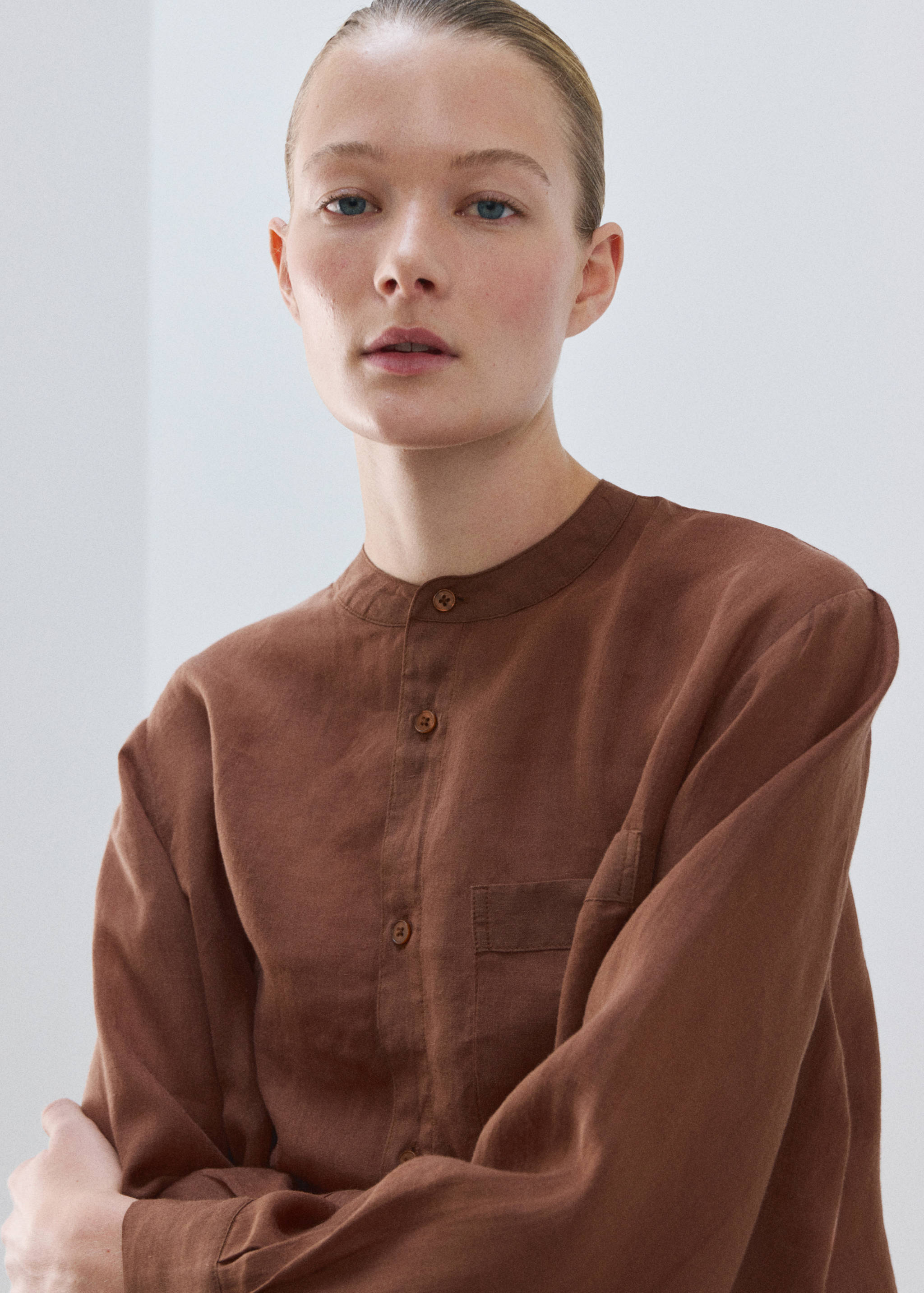 Ramie nightdress - Details of the article 1