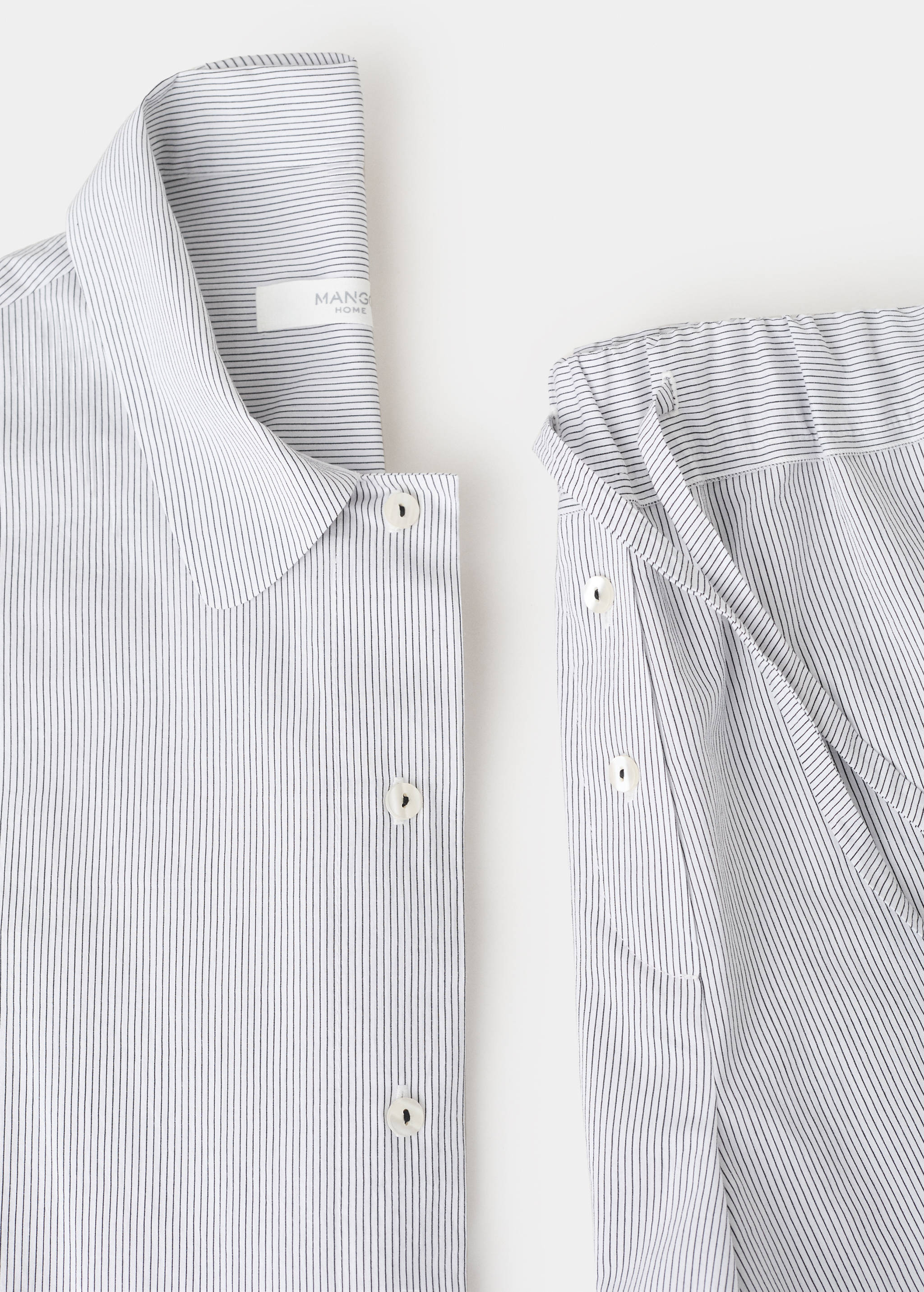 Pantalon pyjama coton rayures - Détail de l'article 0