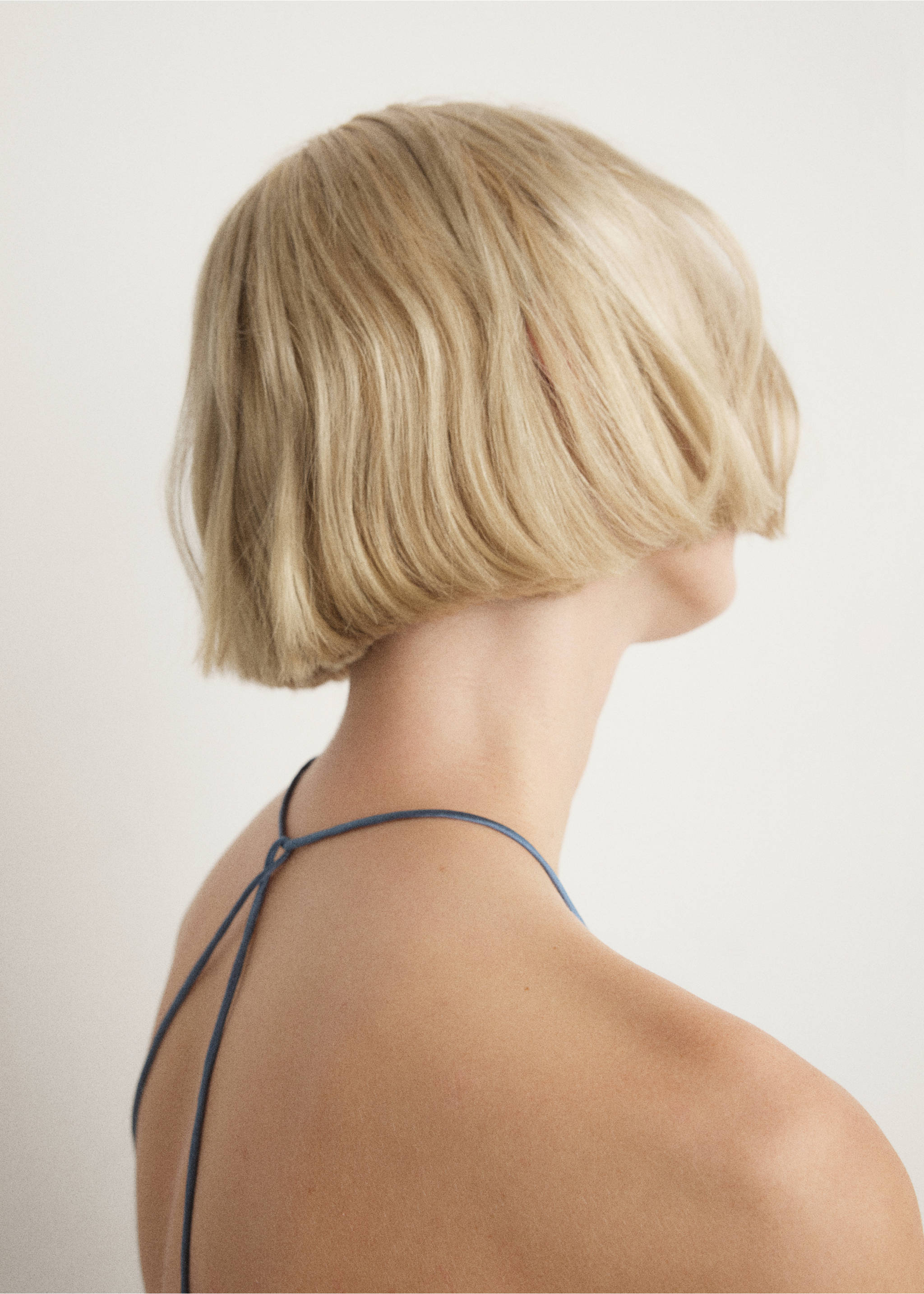 Haut de pyjama soie - Détail de l'article 1, Bleu. Ref: 27023328-00.