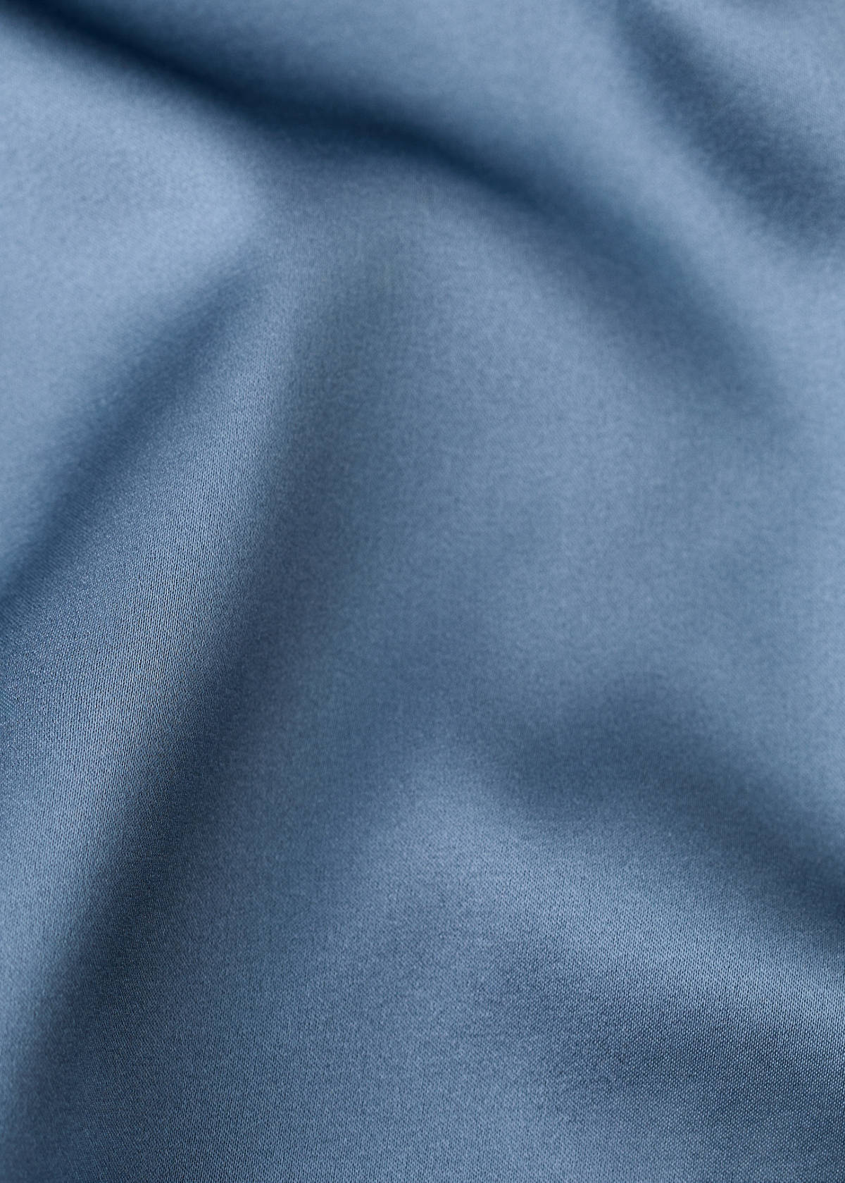 Silk pyjama top — Blue