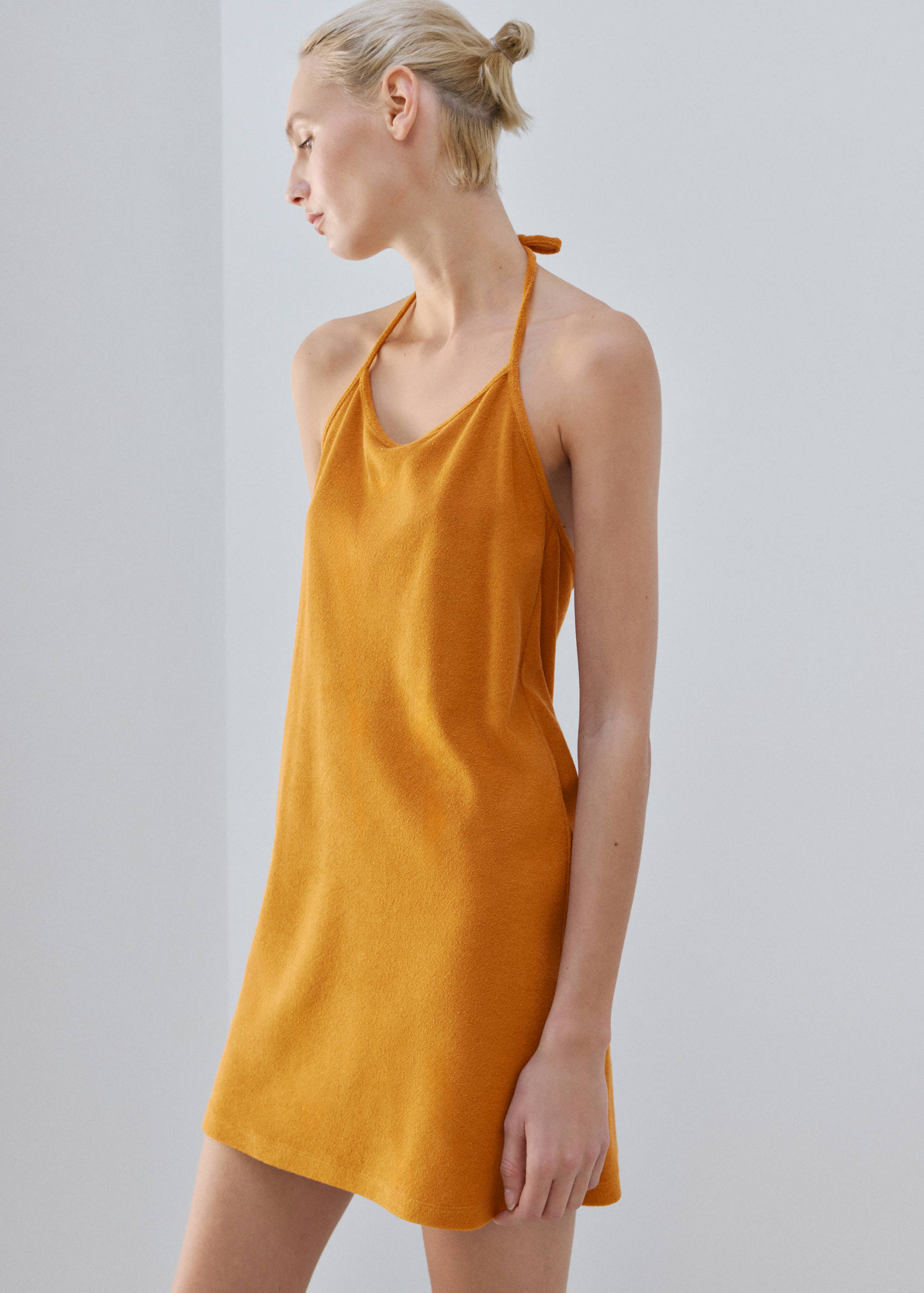 Terry cotton nightdress - Medium plane