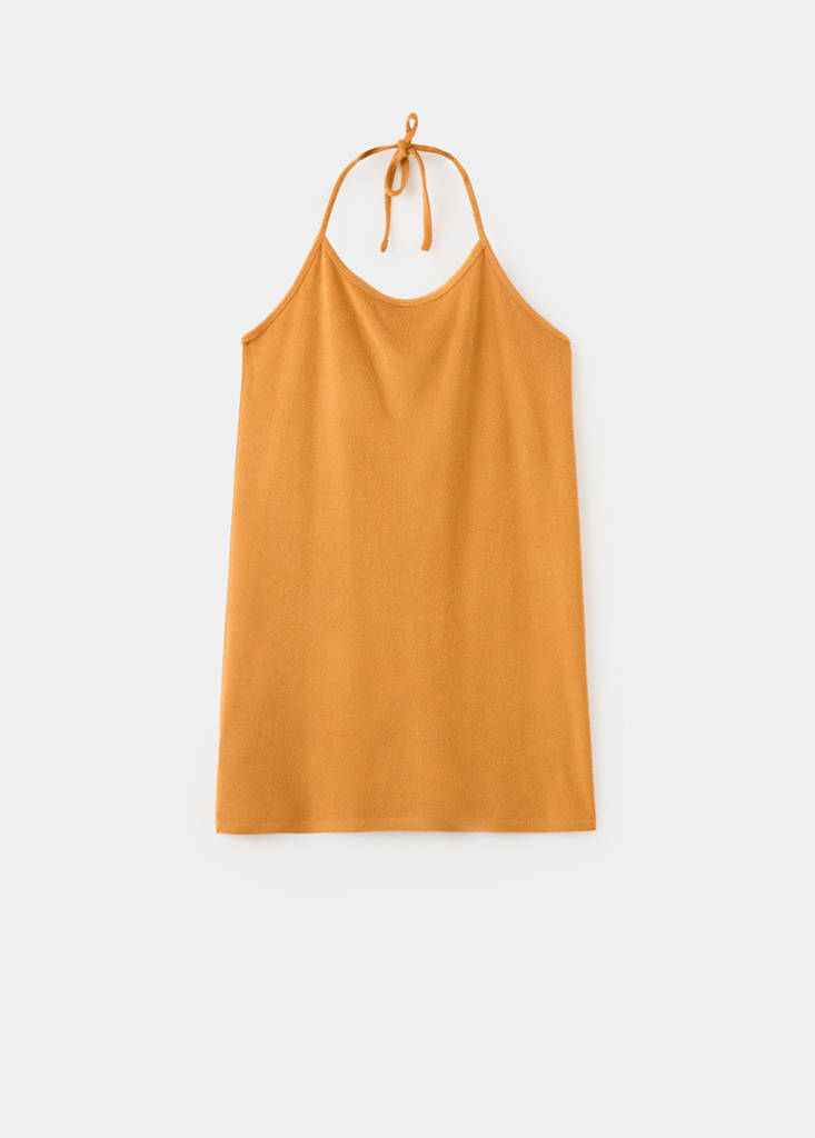 Terry cotton nightdress — Orange