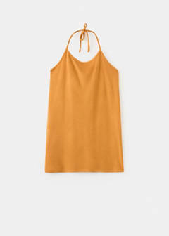 Terry cotton nightdress — Orange 6
