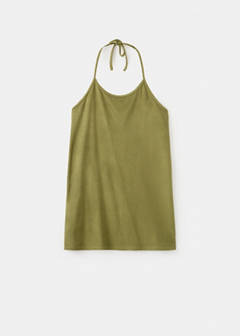 Terry cotton nightdress — Khaki 6