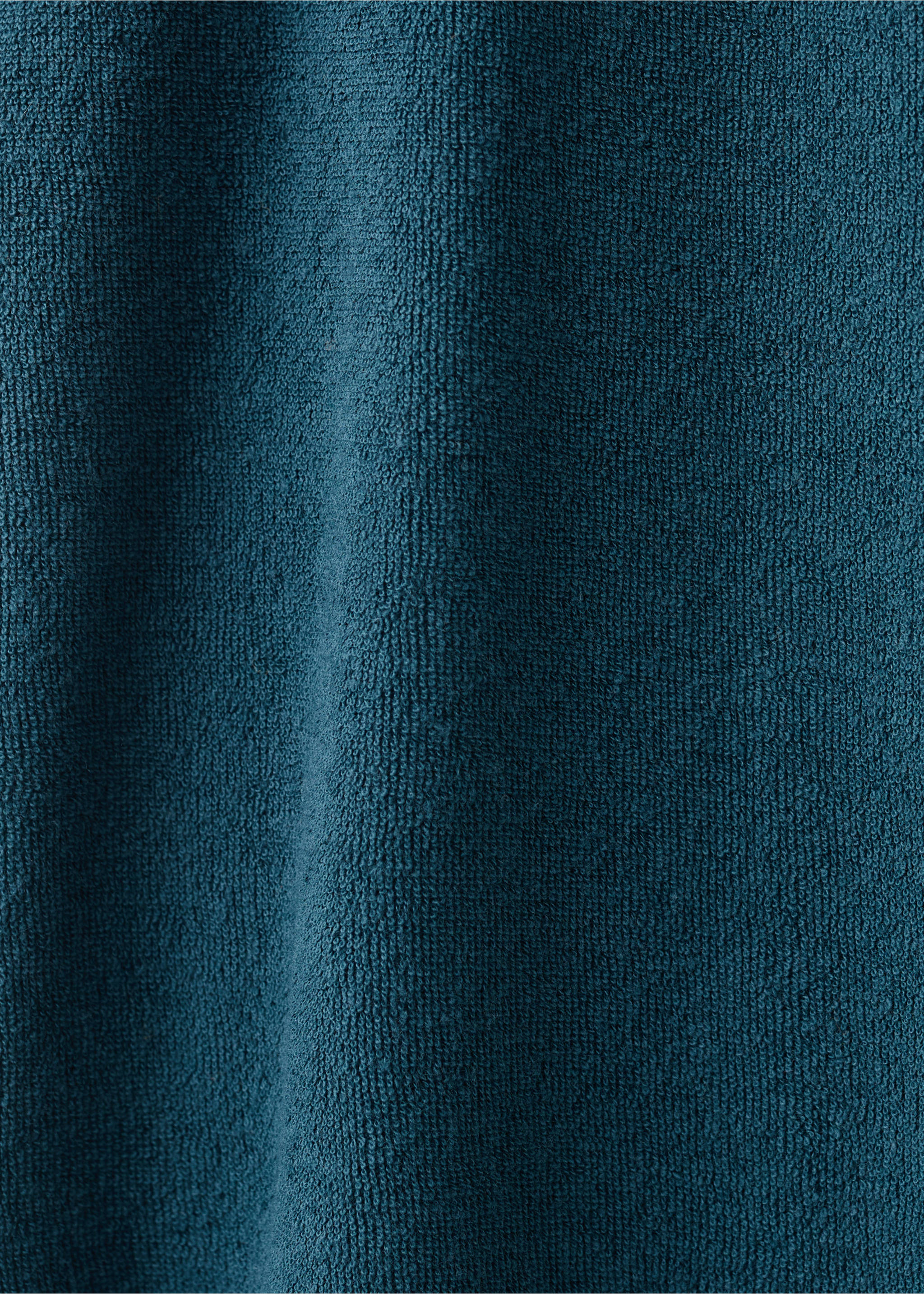Terry cotton nightdress - Details of the article 0, Blue. Ref: 27023330-00.