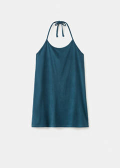 Terry cotton nightdress — Blue 6