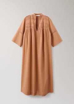 Cotton nightgown with openwork details — Copper 5