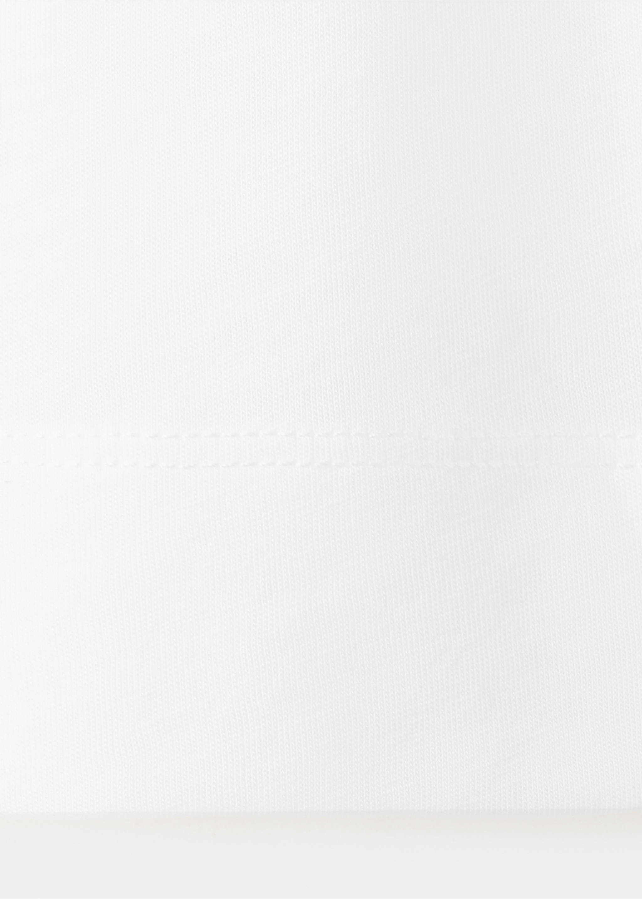 Basic lyocell short trousers - Details of the article 0, White. Ref: 27023334-00.