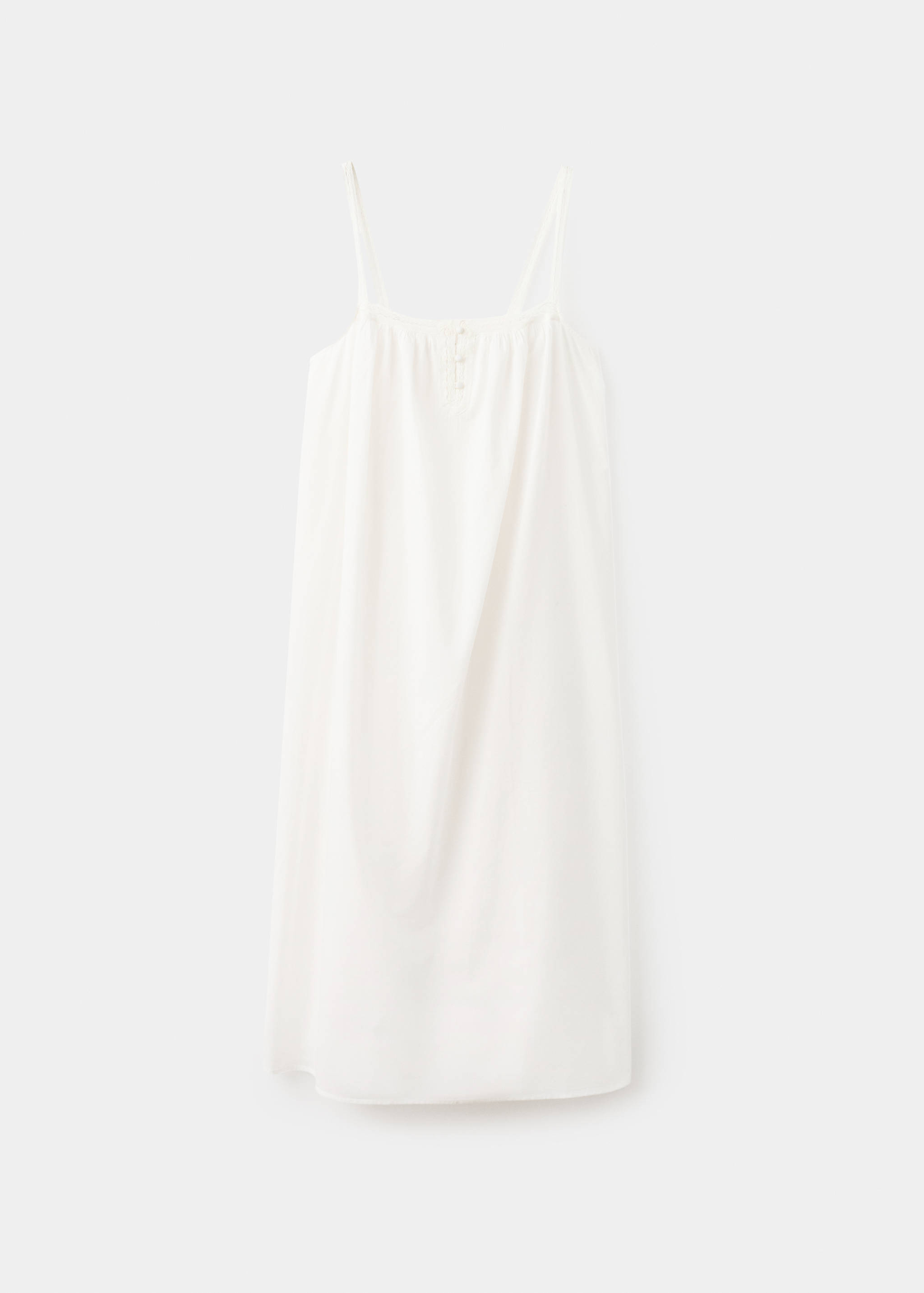 Cotton lace nightgown - Article without model