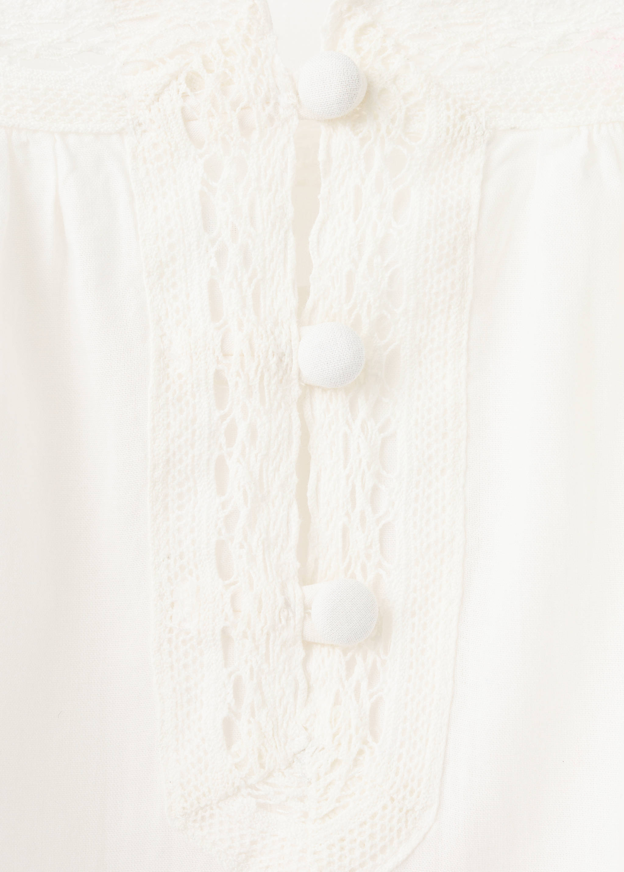 Cotton lace nightgown - Details of the article 8