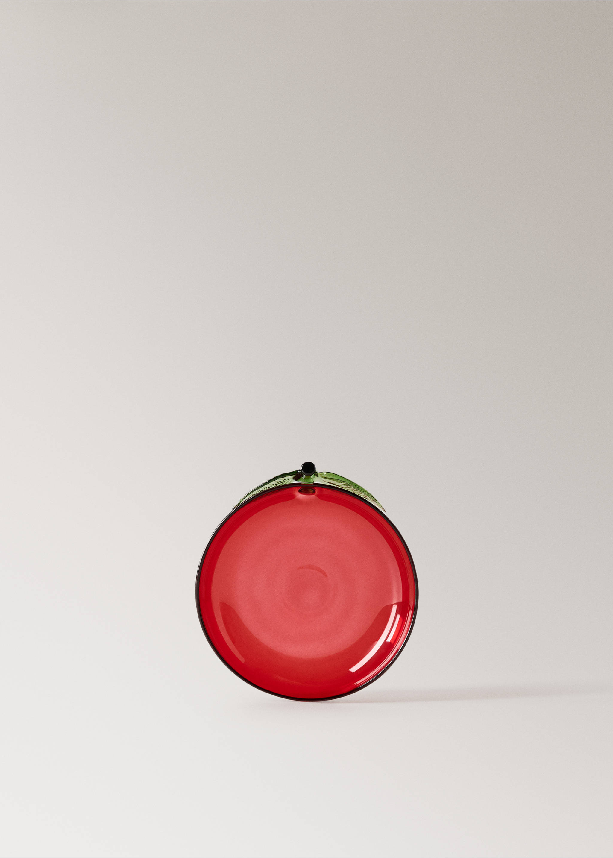 Apple borosilicate bread plate - Article without model, Red. Ref: 27023342-00.
