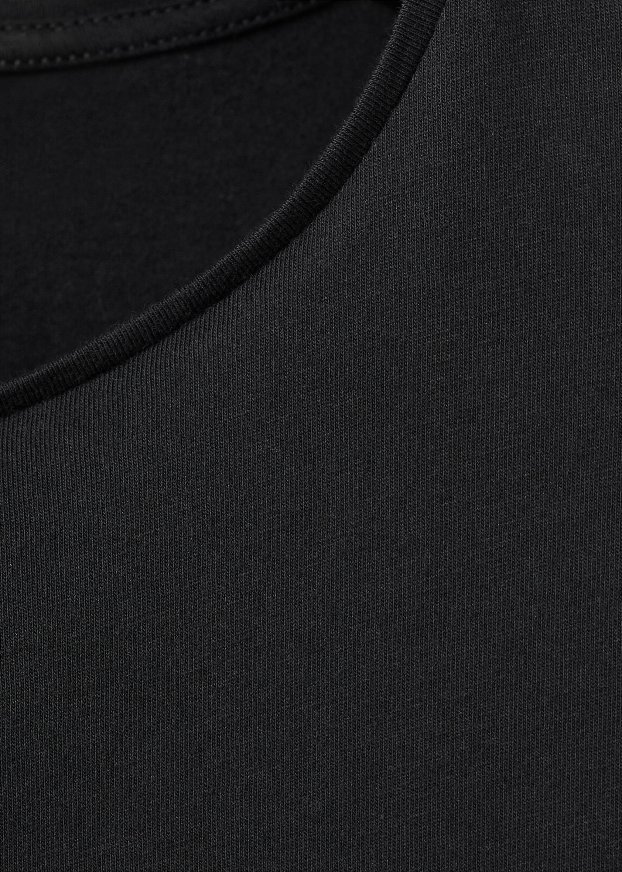 Embroidered detail nightdress - Details of the article 0, Black. Ref: 27023344-00.