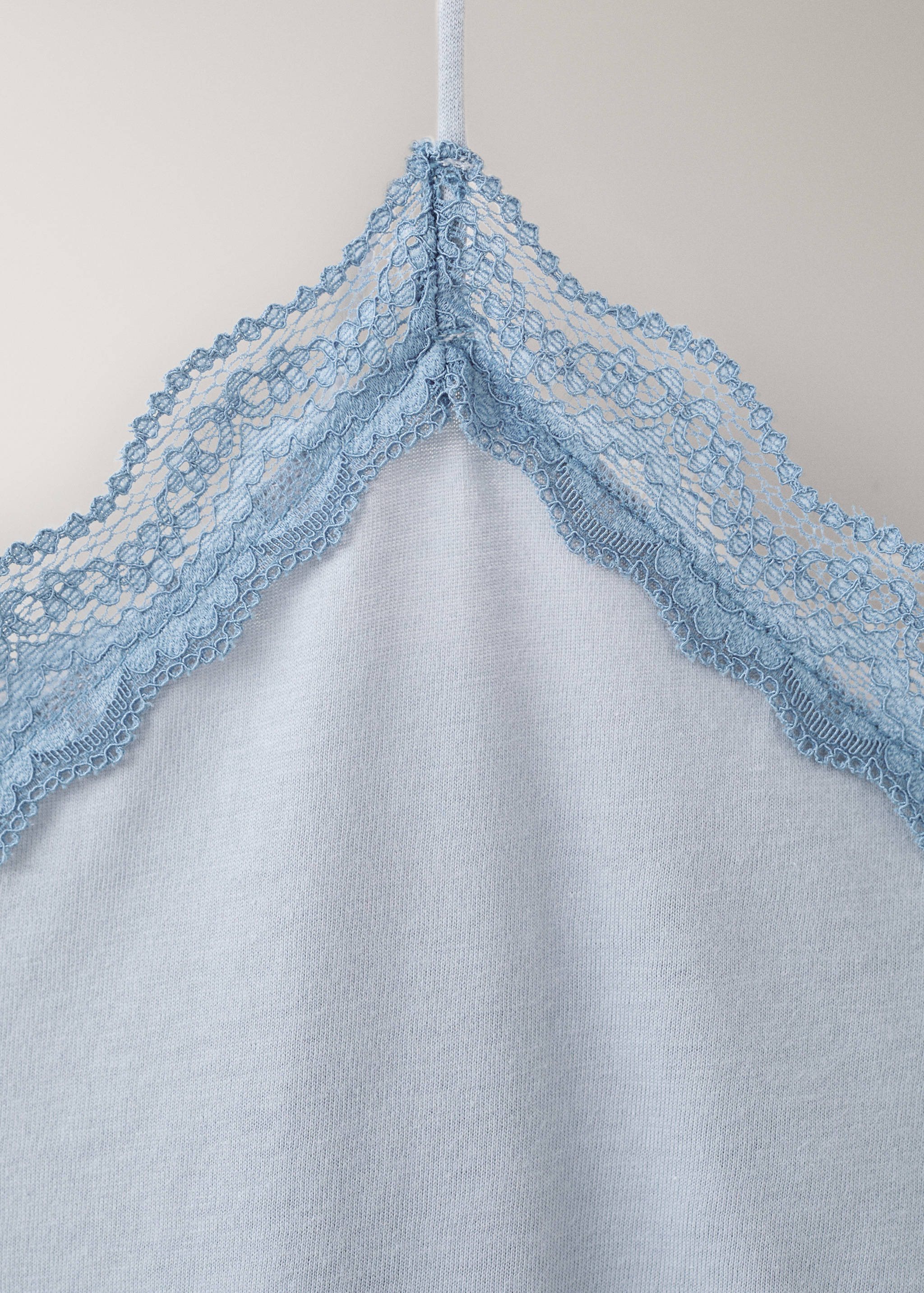 Nachthemd mit Spitzen-Detail - Detail des Artikels 8