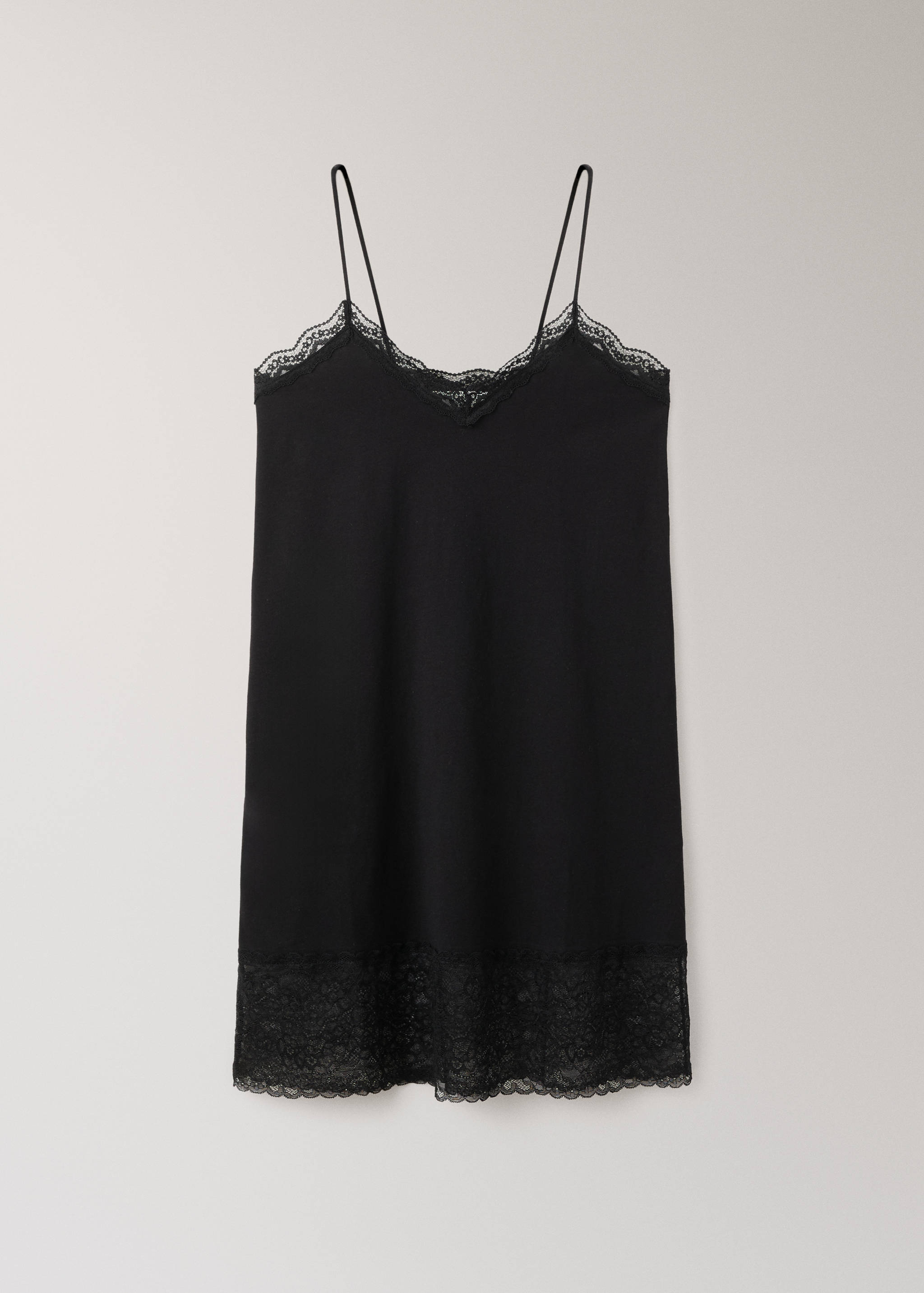 Lace detail nightgown - Article without model