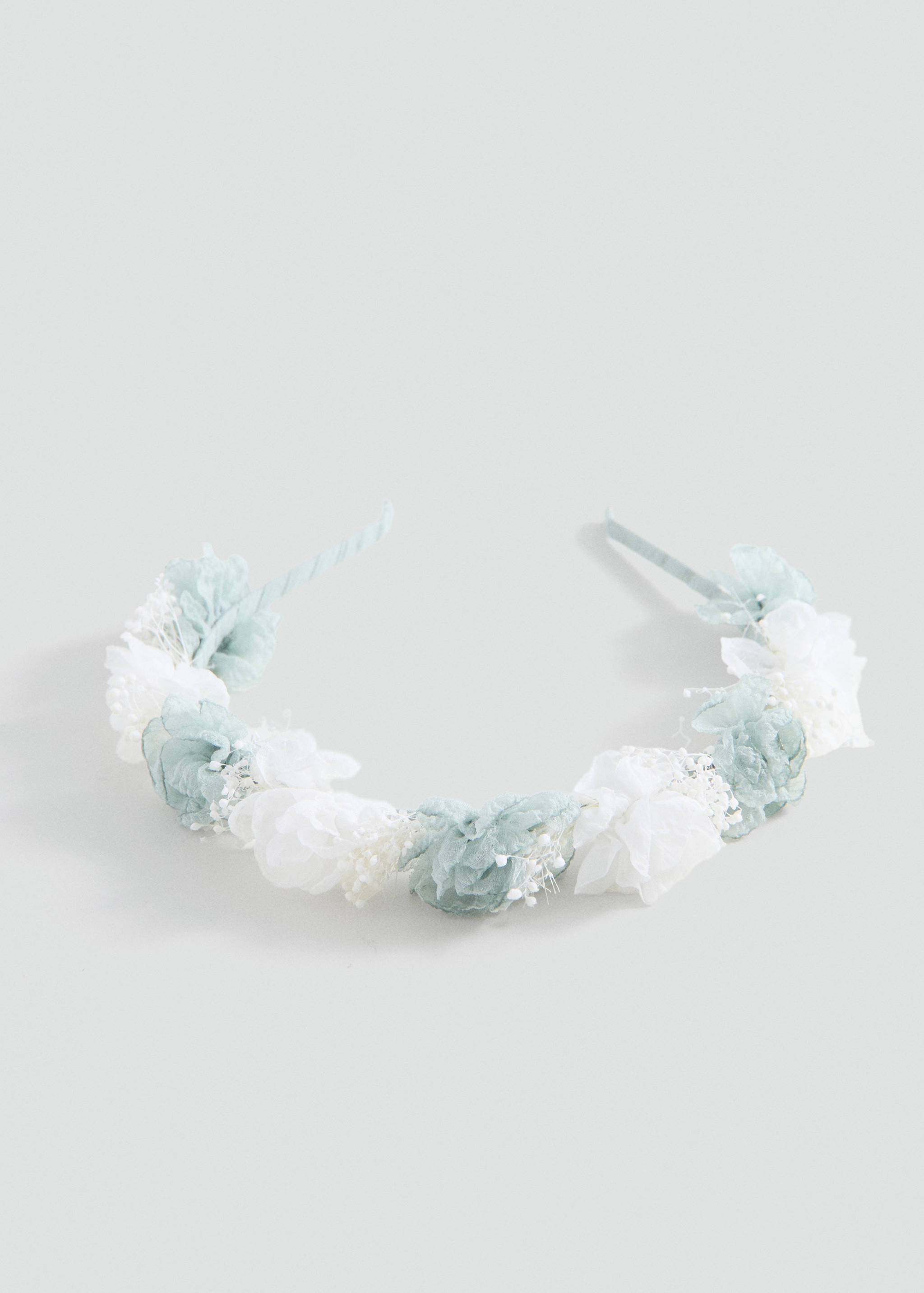 Floral headband with combined colours - Medium plane