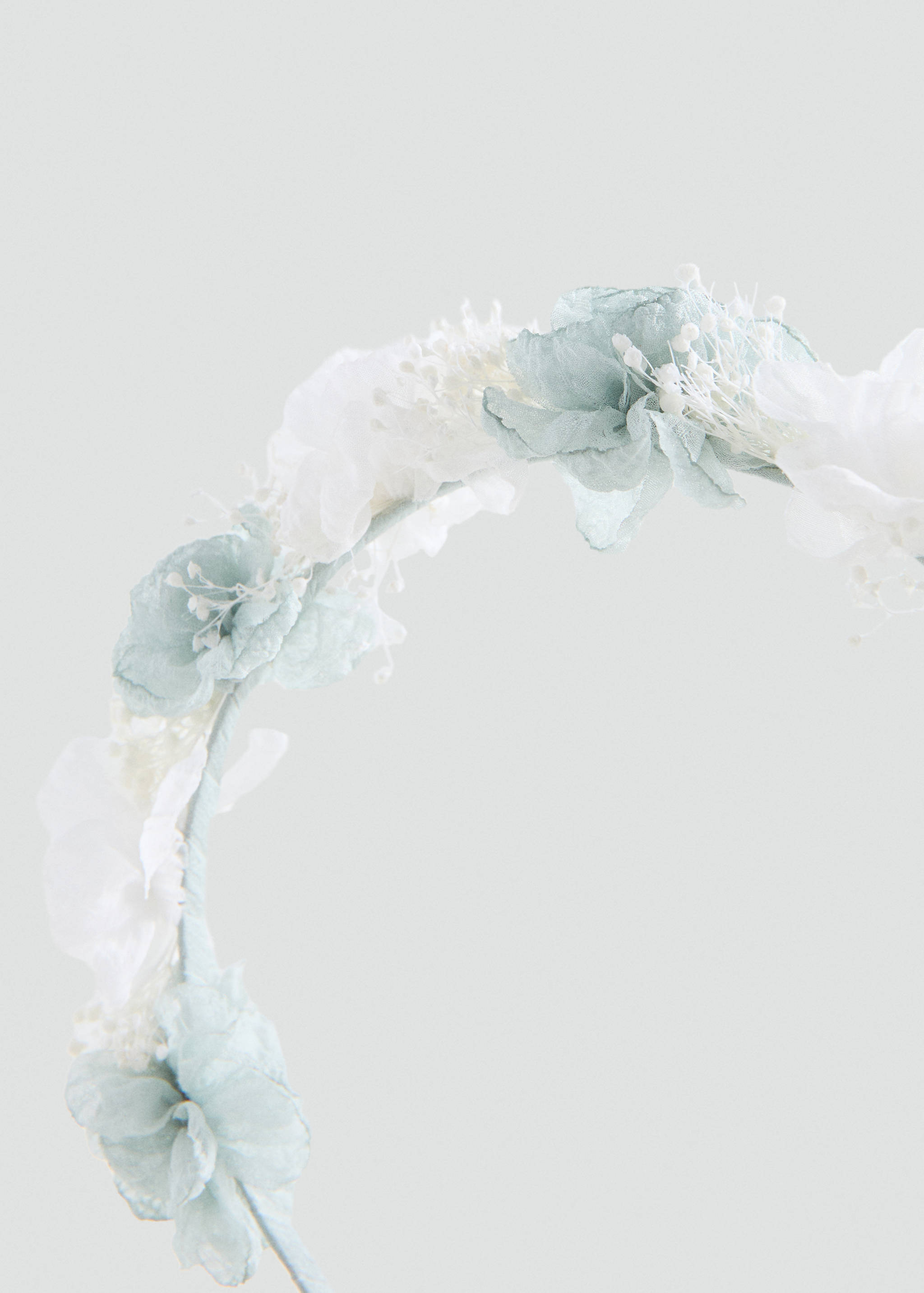 Floral headband with combined colours - Details of the article 1