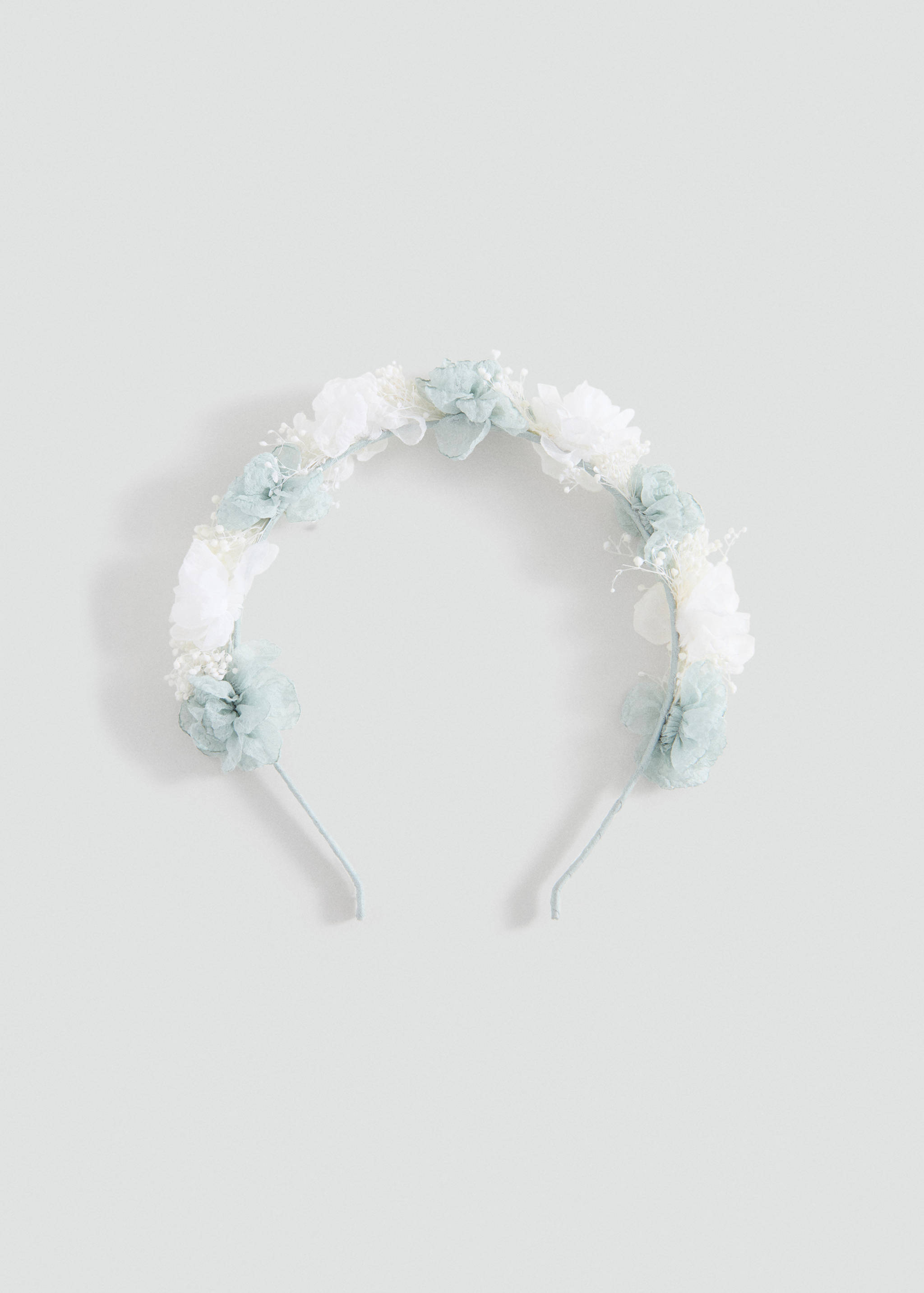 Floral headband with combined colours - Article without model