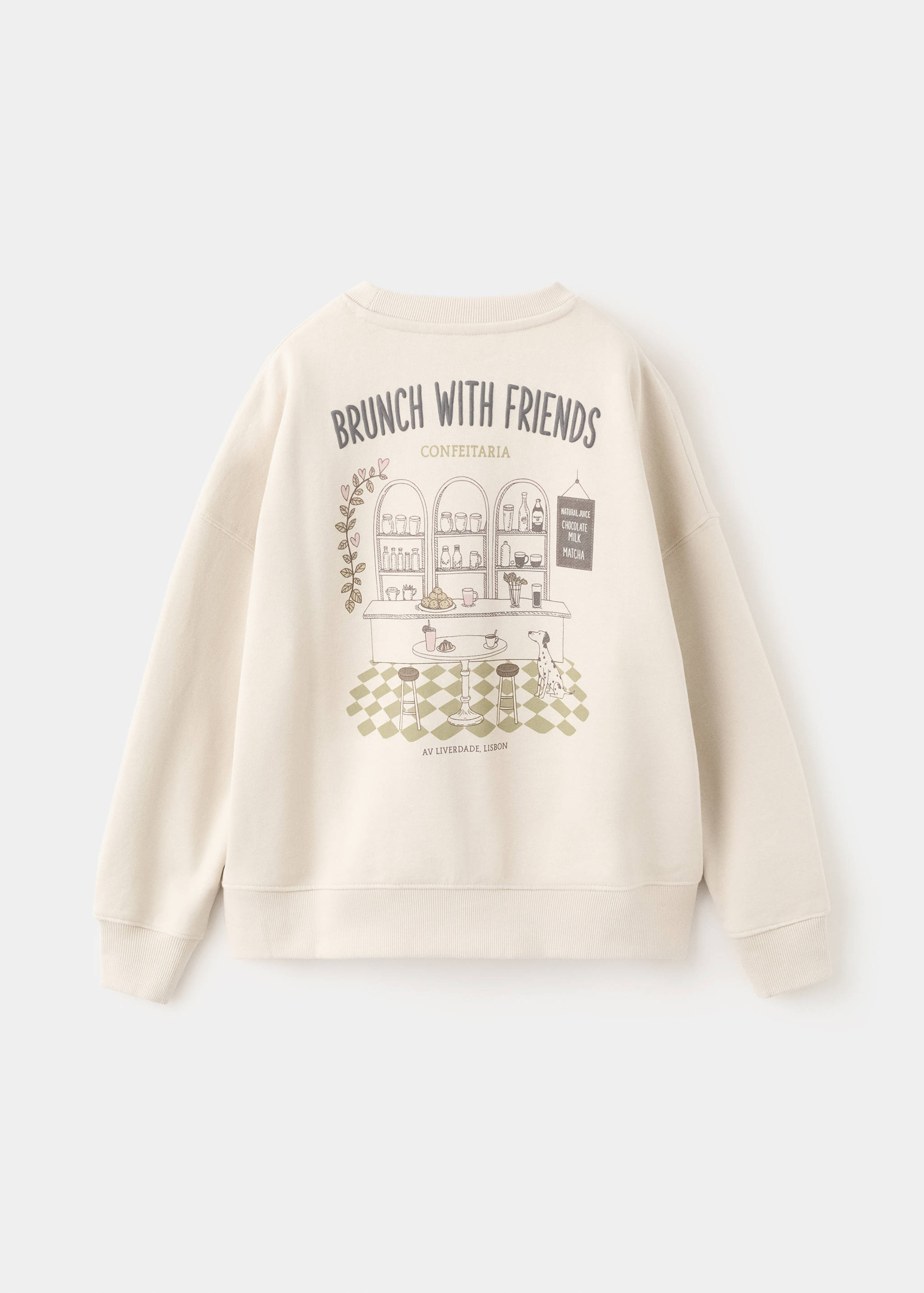 سترة من القطن مطبوعة - الجهة الخلفية للمنتج