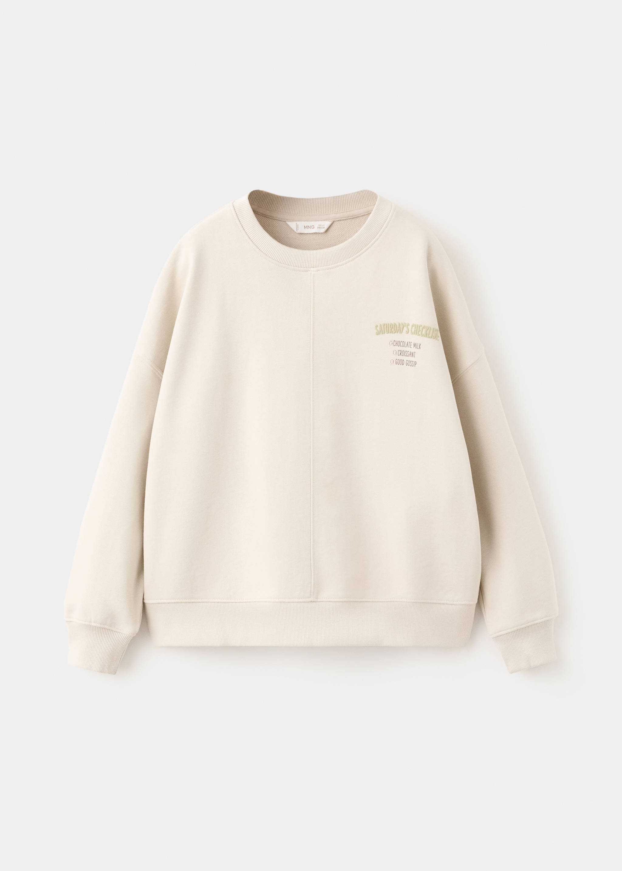 Printed cotton sweatshirt - Article without model
