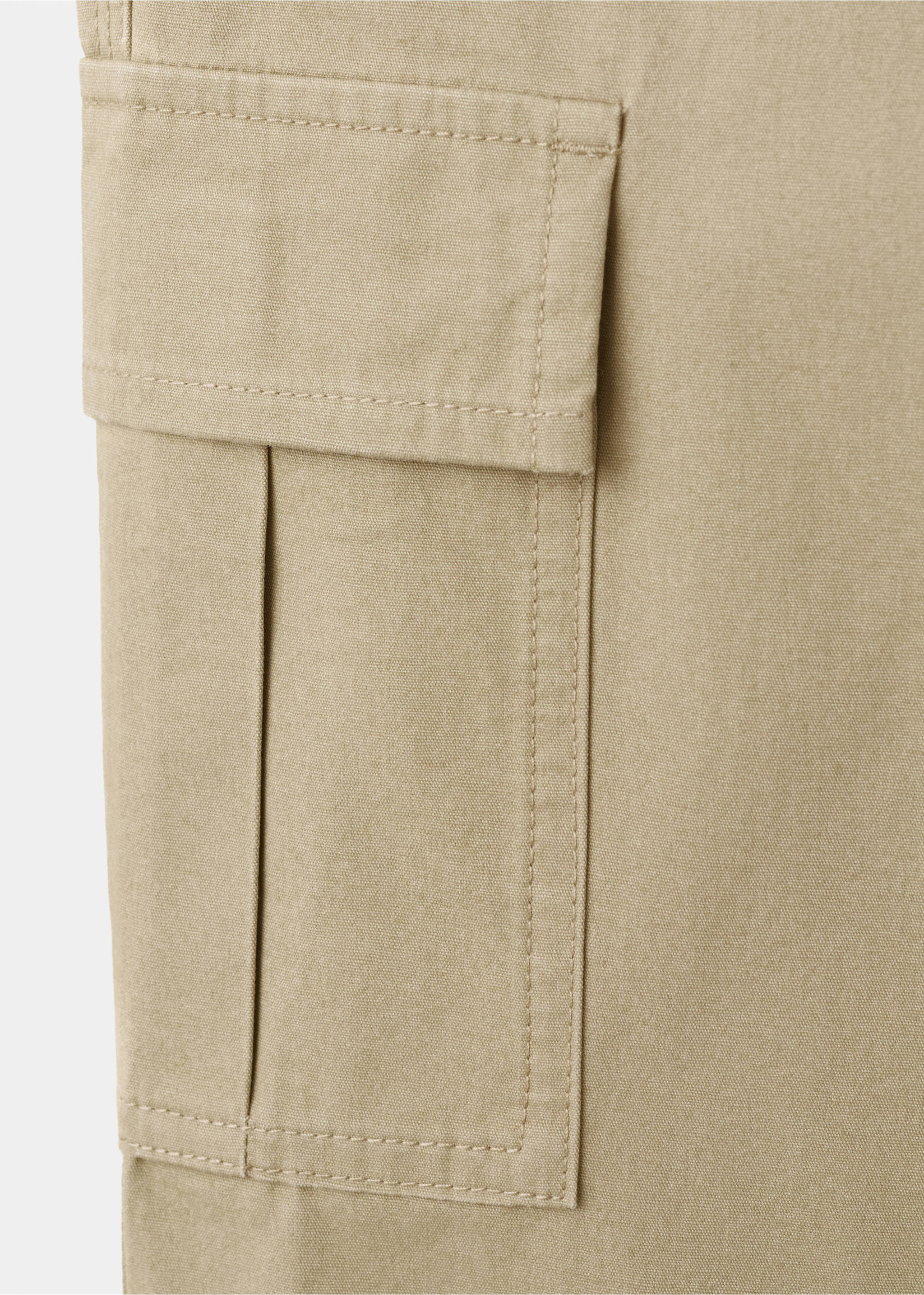 Pantalón cargo algodón - Detalle del artículo 0, Arena. Ref: 27023716-00.