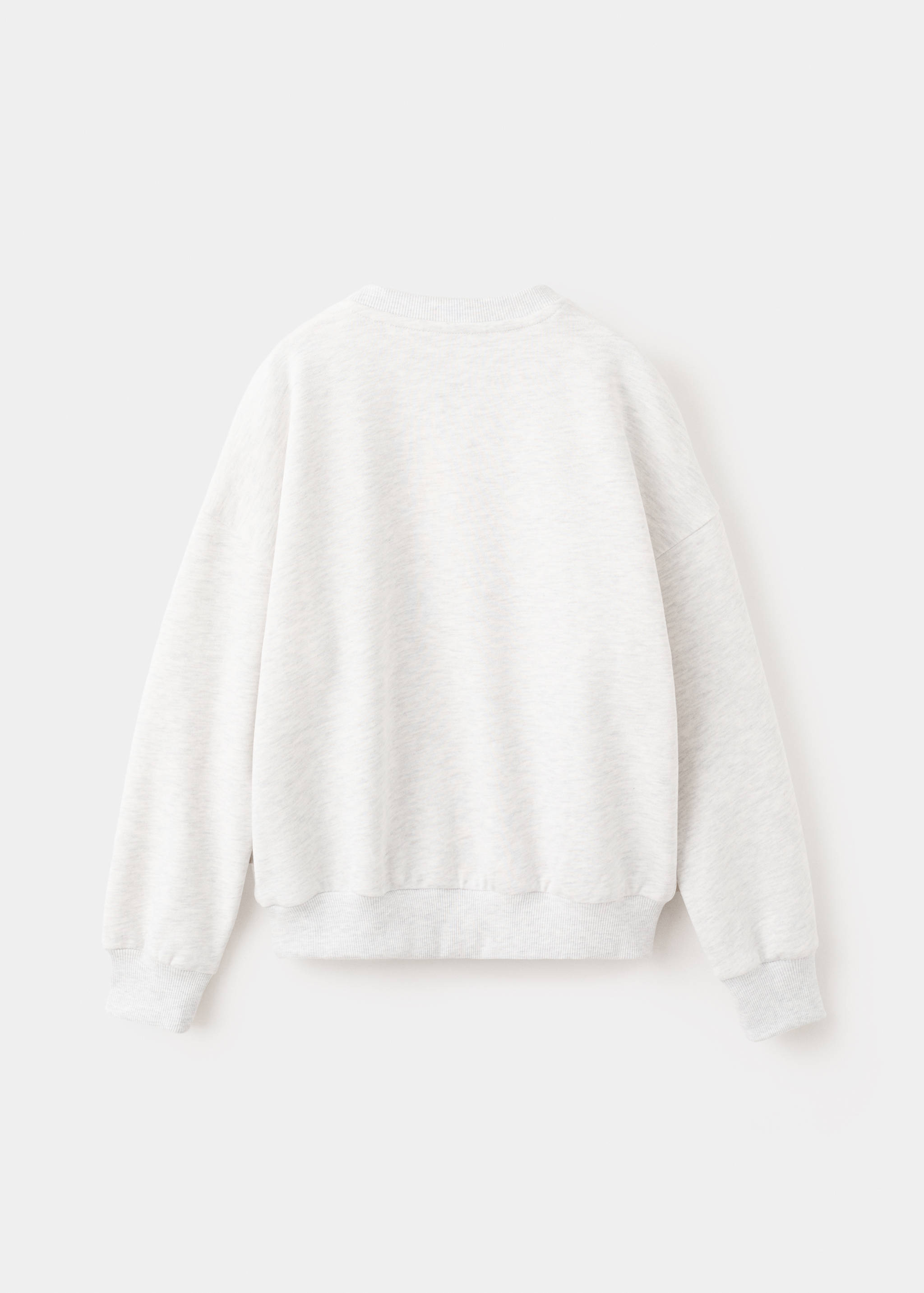 Printed embroidered sweatshirt - Reverse of the article