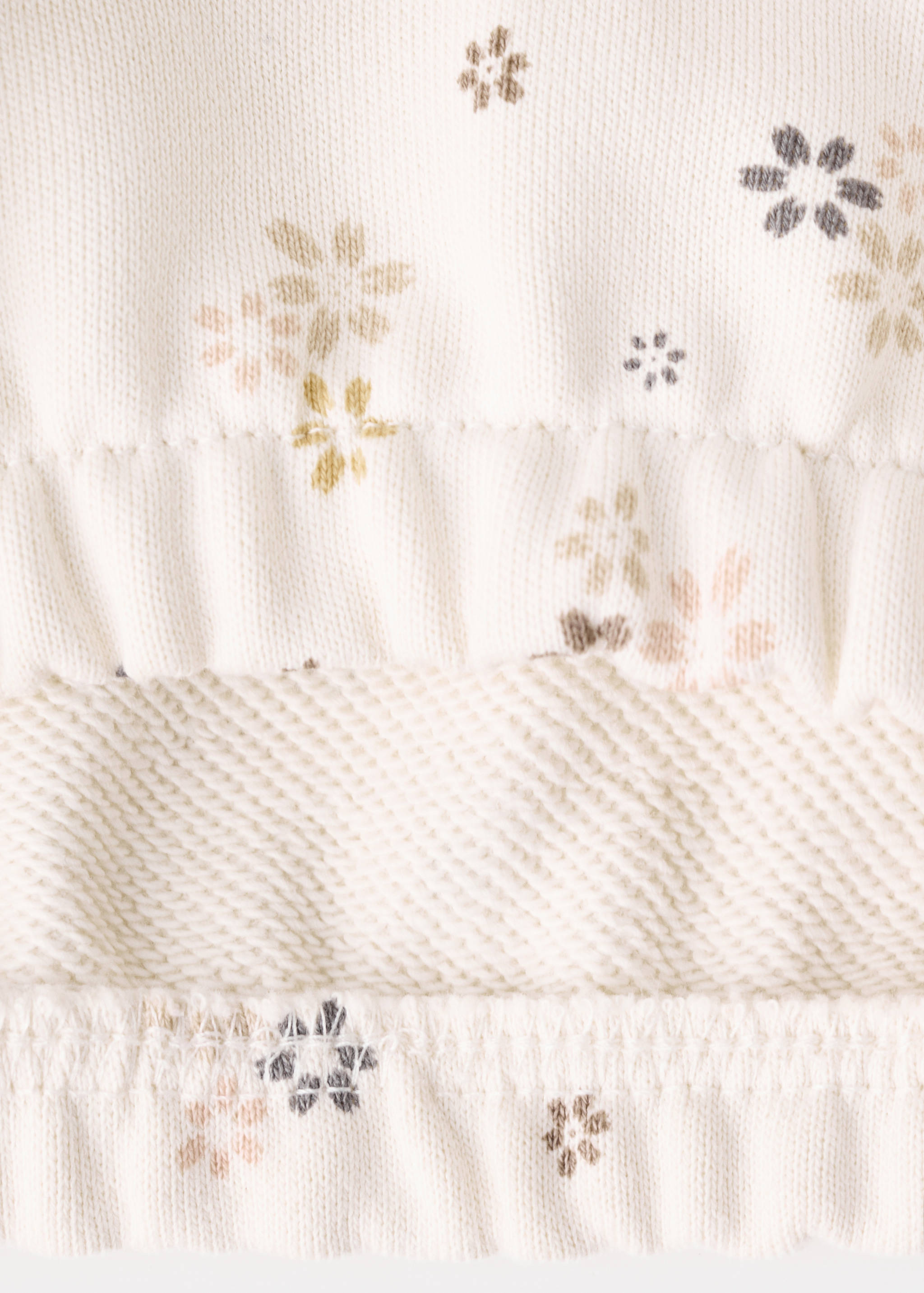 Sudadera algodón estampado floral - Detalle del artículo 0