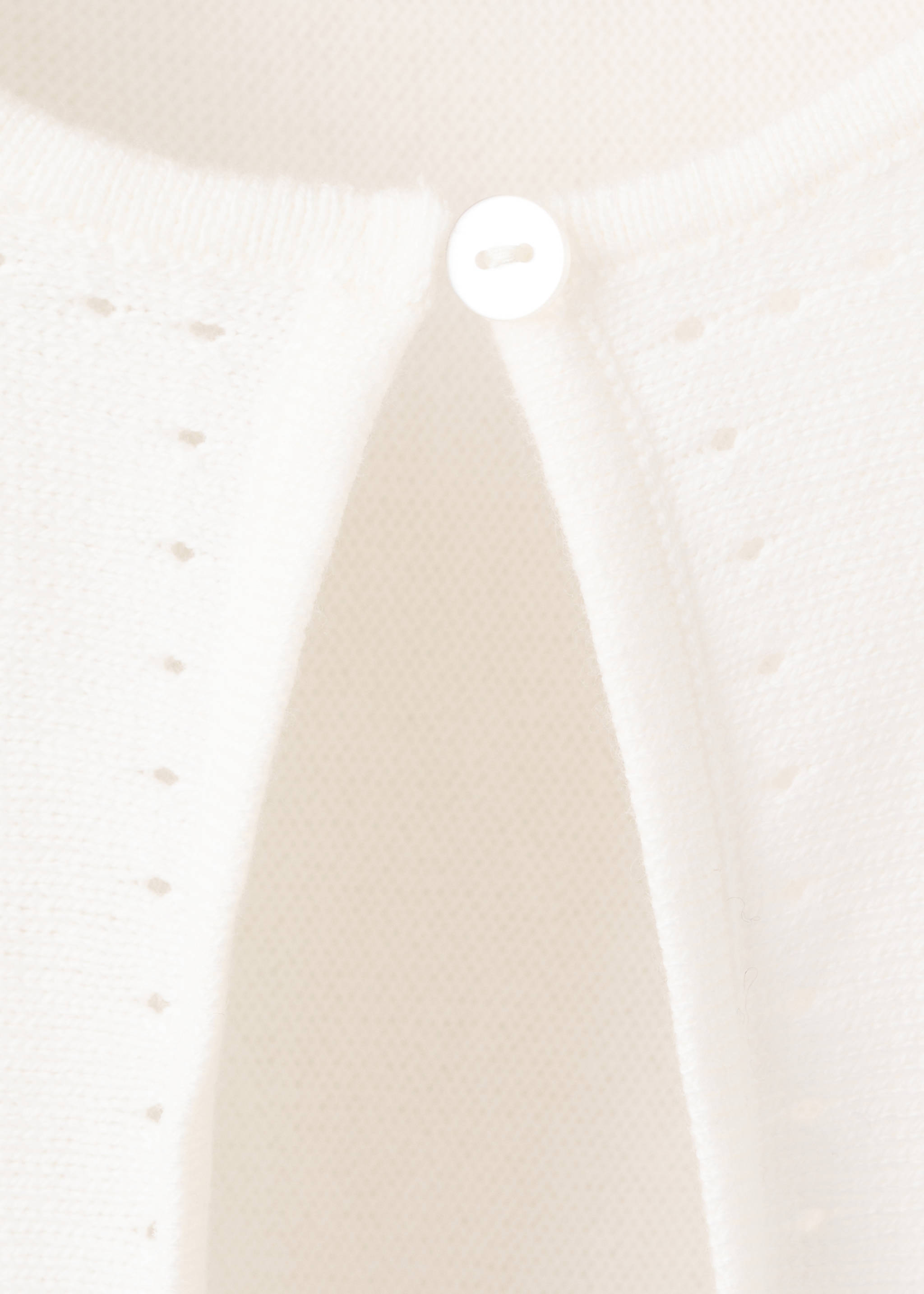 Knitted cape with lace details - Details of the article 8