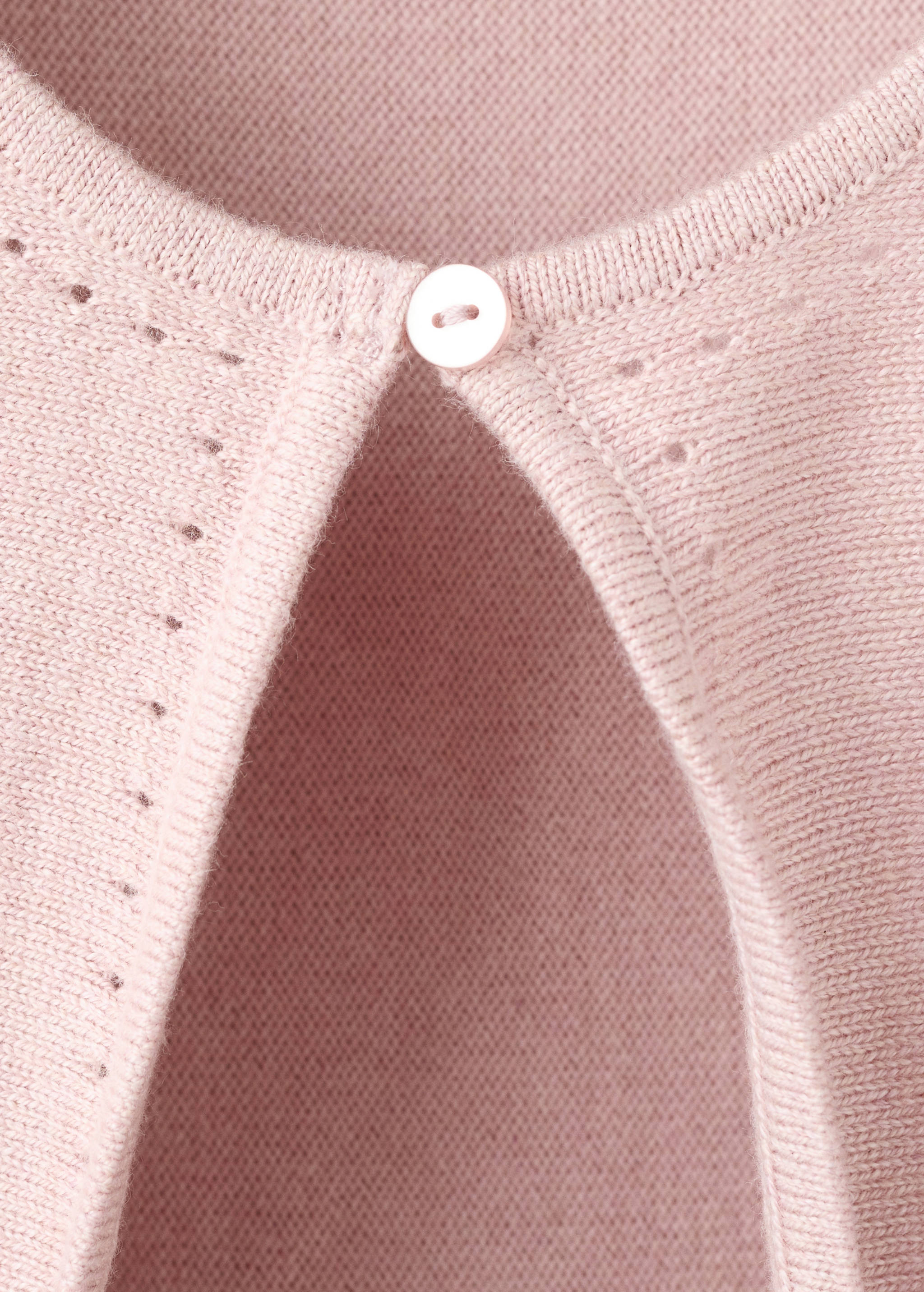 Knitted cape with lace details - Details of the article 8