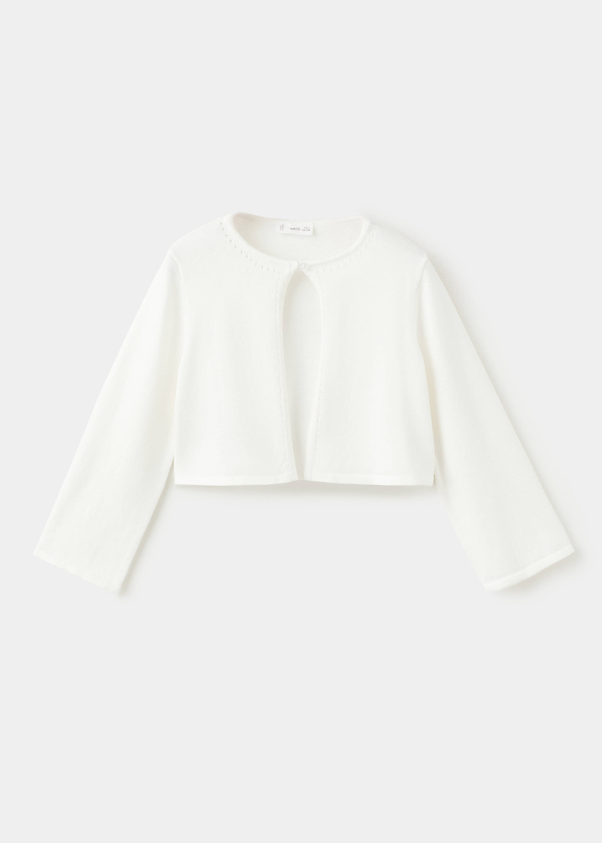 Cárdigan punto detalles calados - Artículo sin modelo