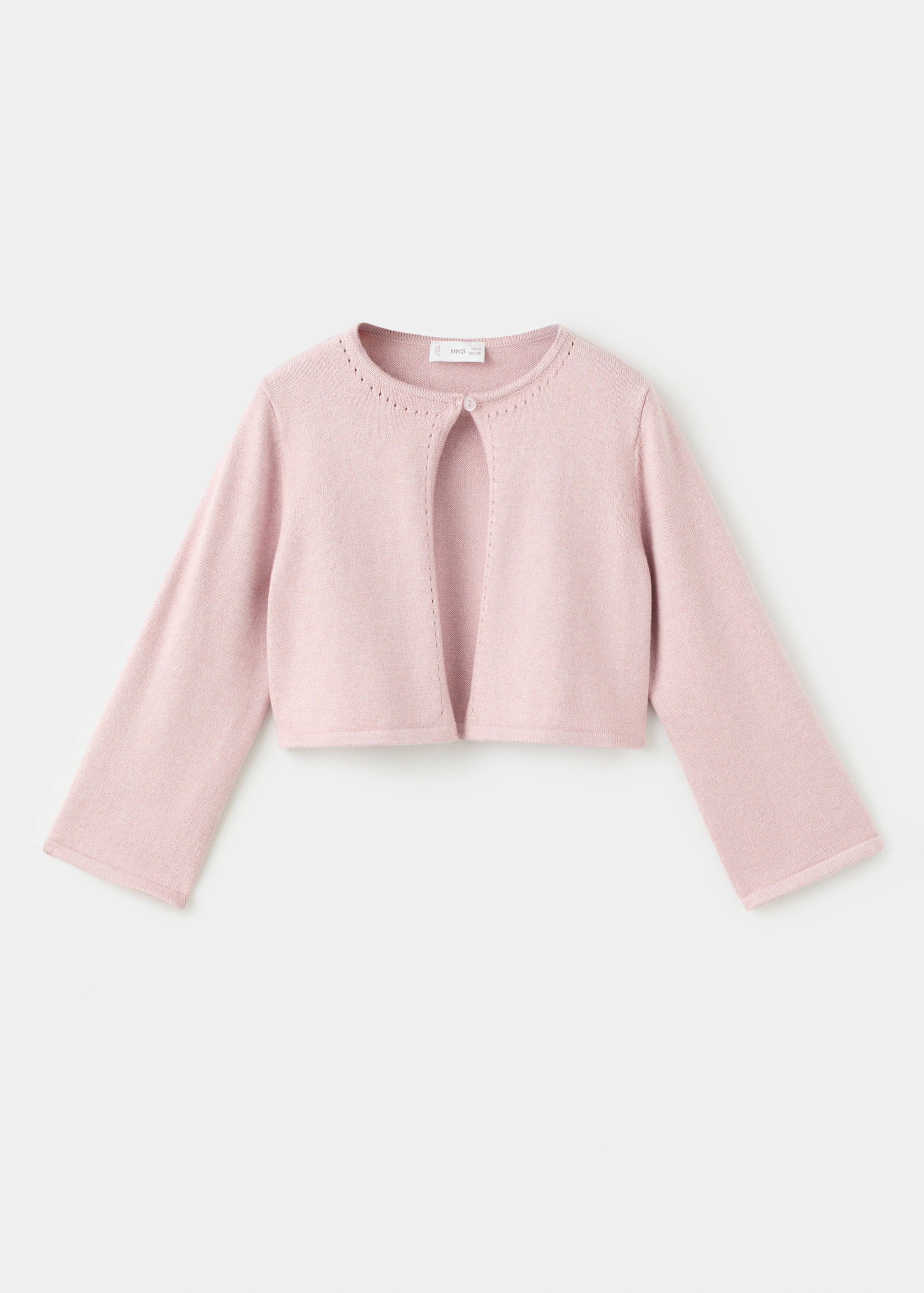 Cárdigan punto detalles calados - Artículo sin modelo