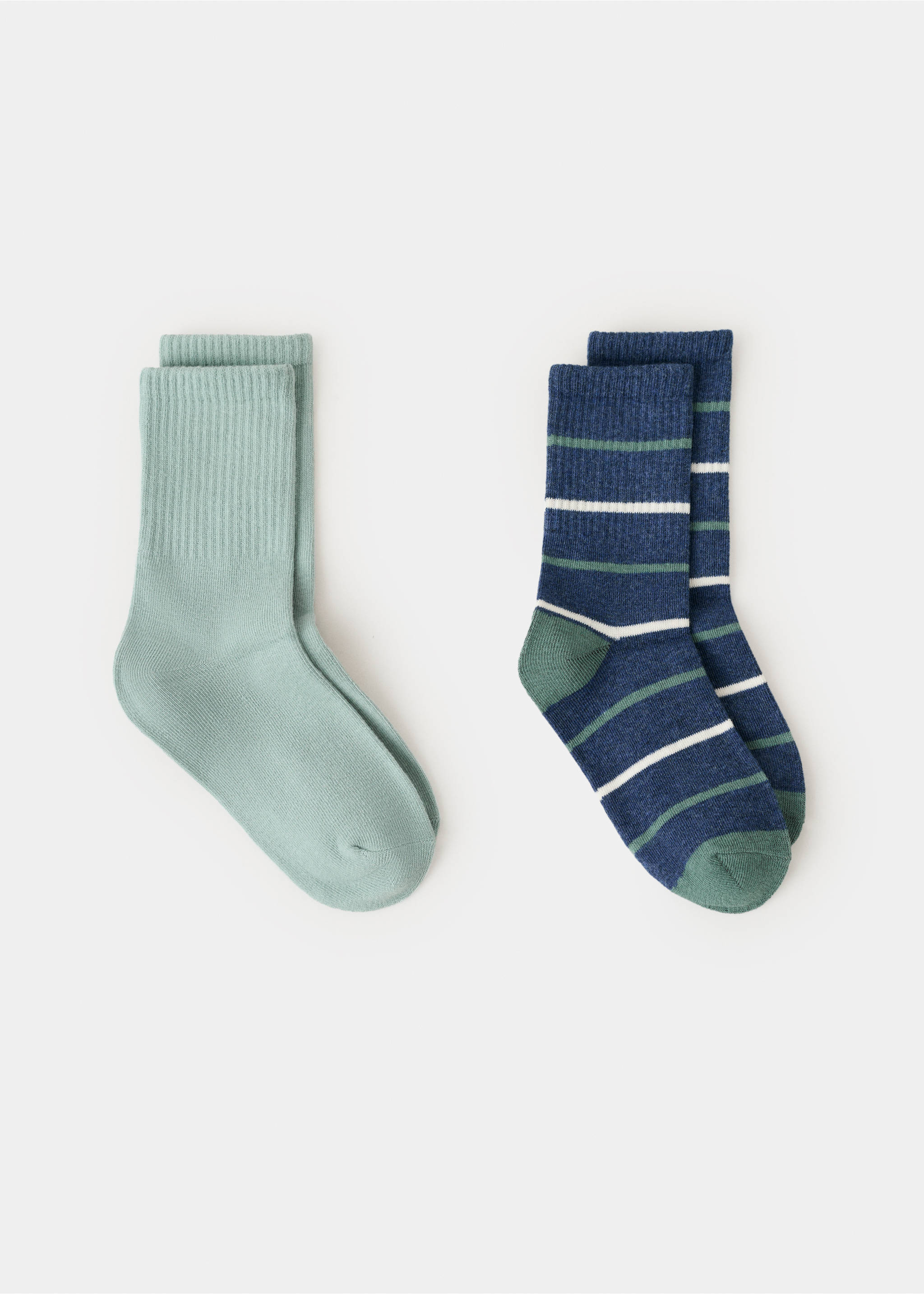 2 pack mixed socks - Article without model, Aqua Green. Ref: 27023741-00.