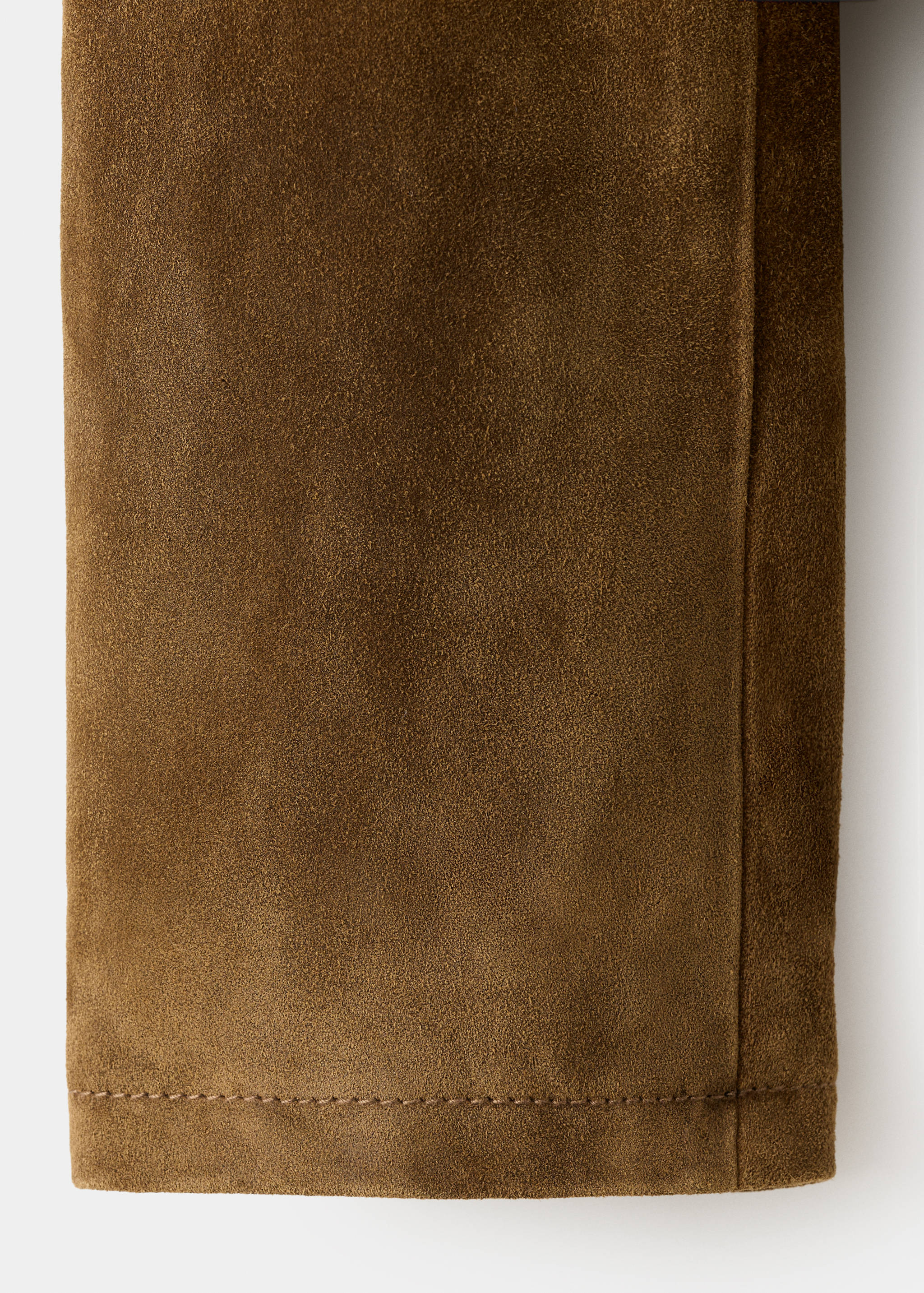 Chaqueta piel serraje botones - Detalle del artículo 0