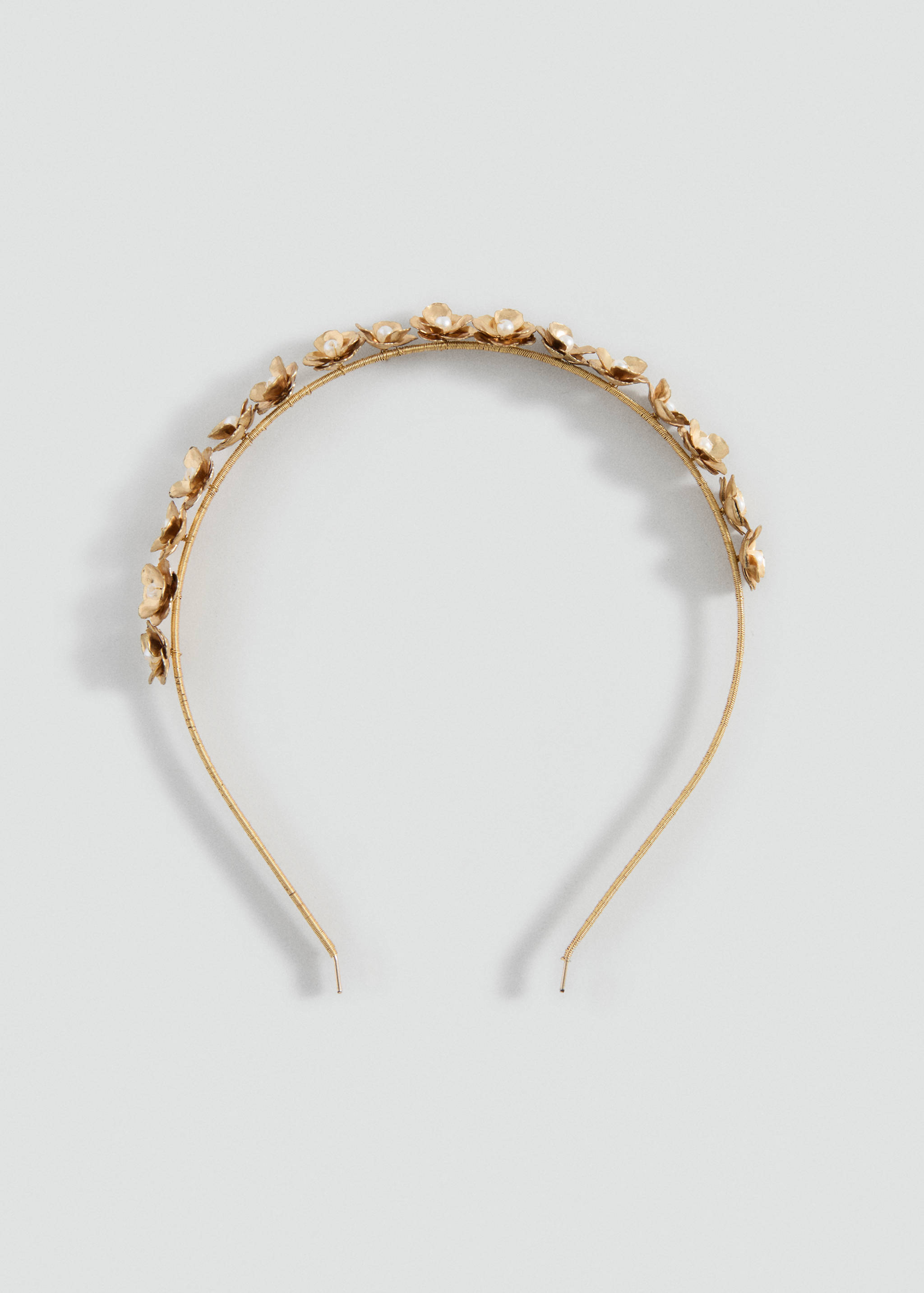 Diadema flores con abalorios - Artículo sin modelo