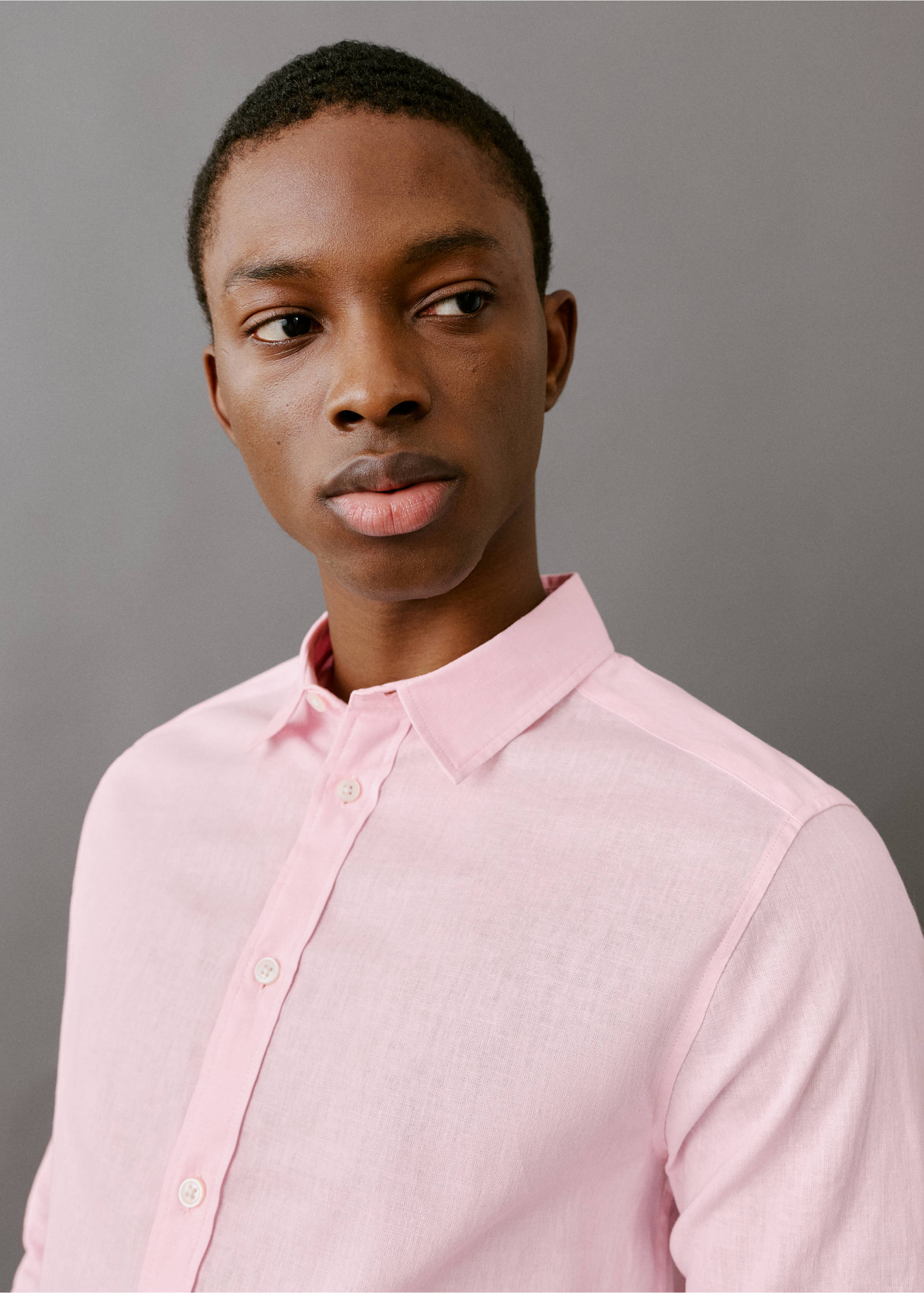 Camisa lli botons - Detall de l'article 1, Rosa. Ref: 27024054-00.