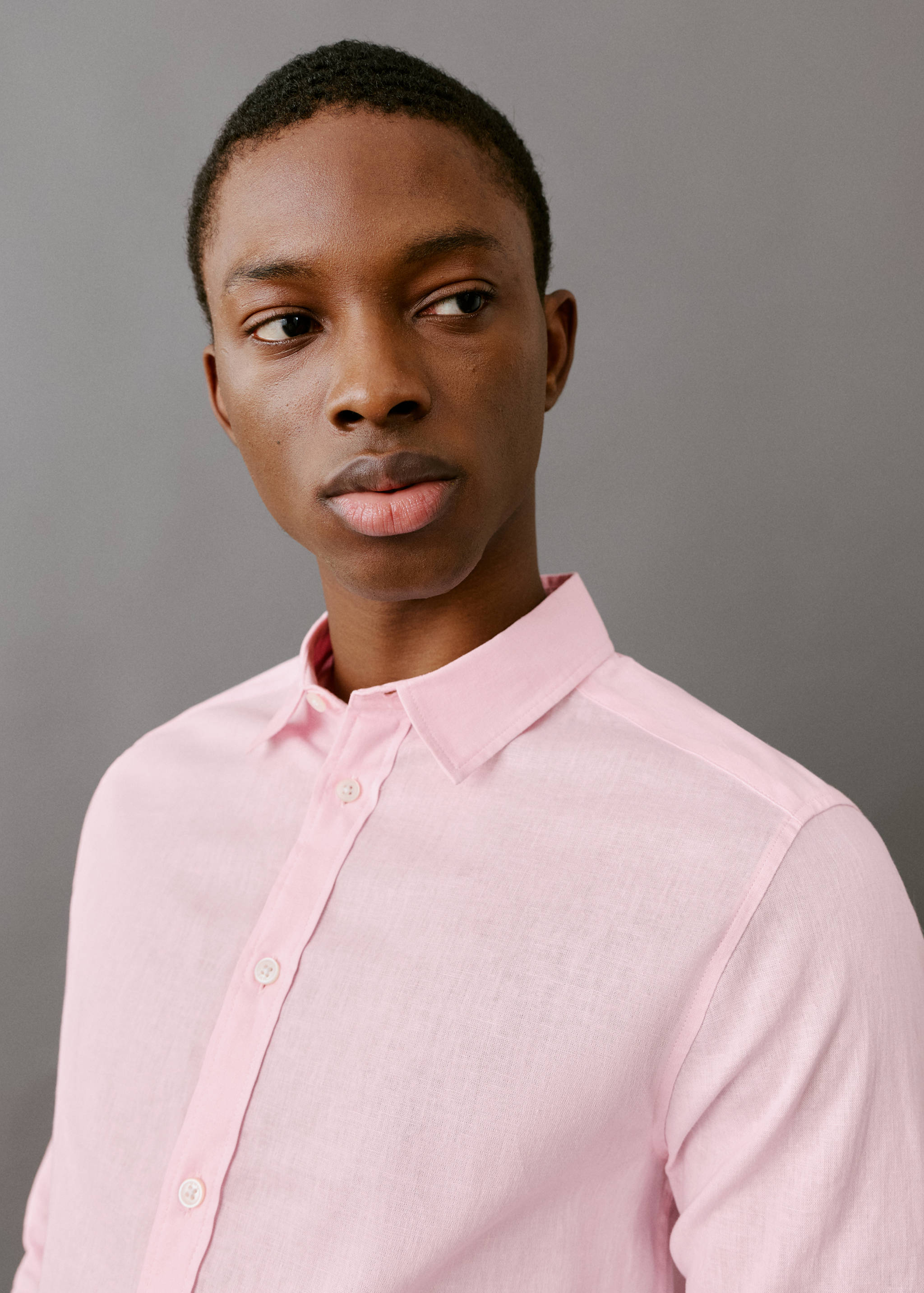 Camisa lino botones - Detalle del artículo 1