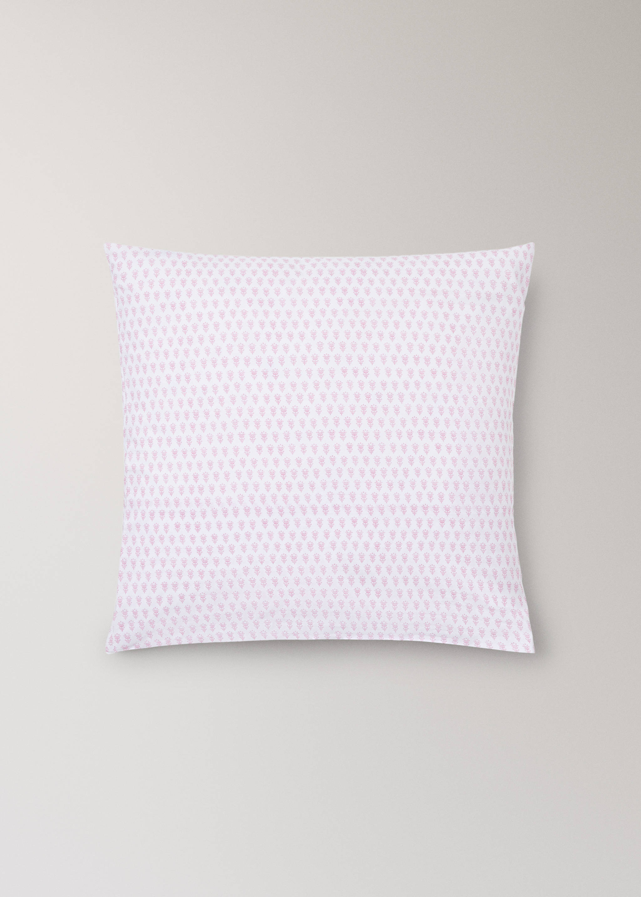 Putetrekk i bomullspercale for barn med miniblomster, 60x60 cm - Artikkel uten modell