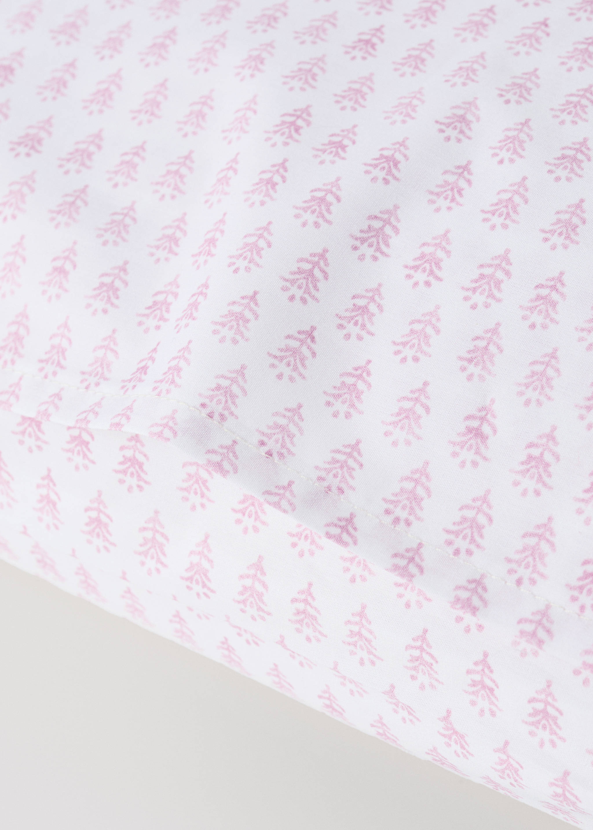 Putetrekk i bomullspercale for barn med miniblomster, 60x60 cm - Artikkeldetalj 2