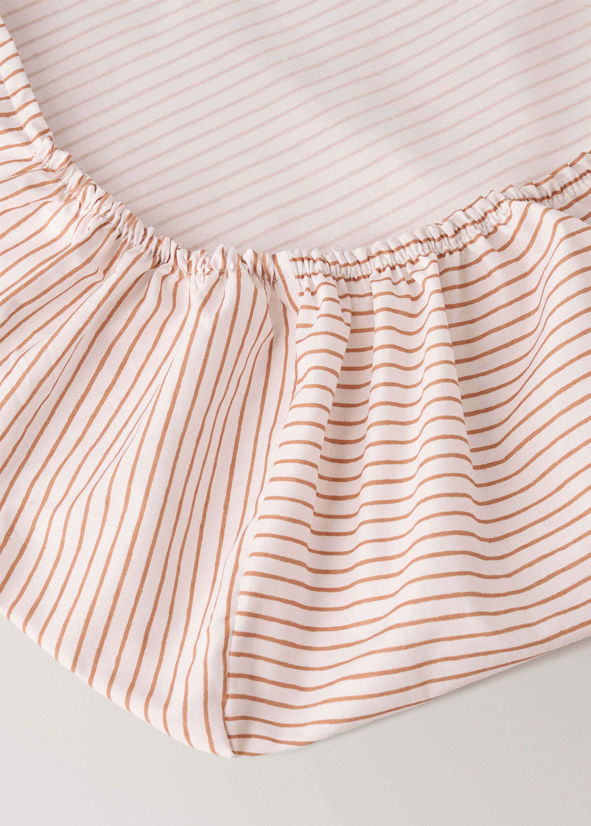 Children’s cotton percale striped bed 90 cm - Details of the article 1